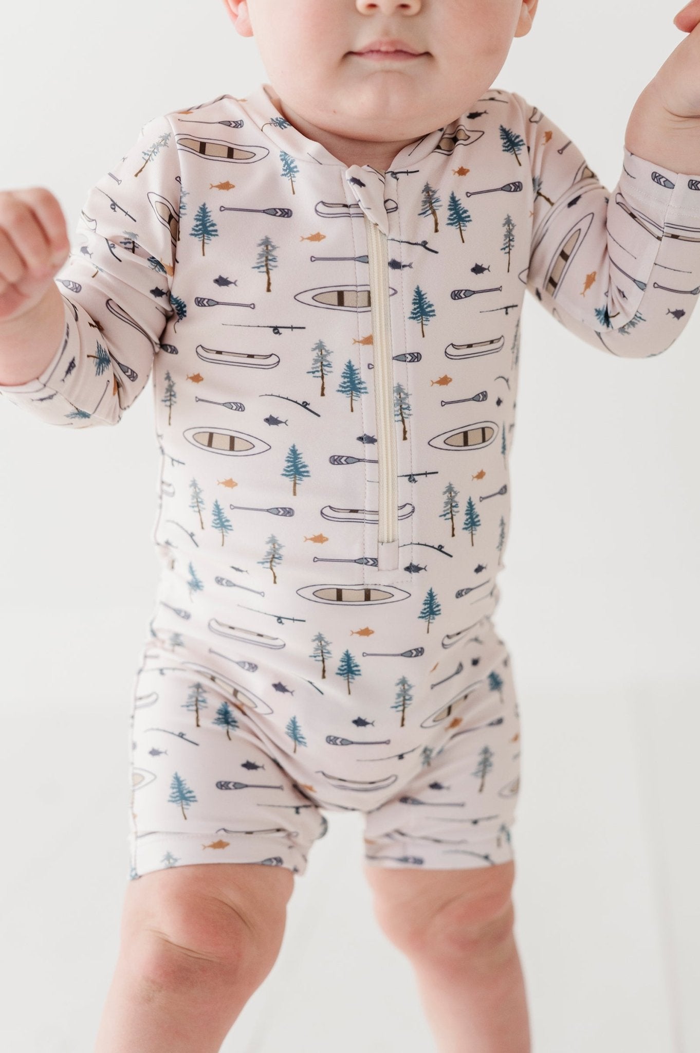 Baby One - Piece Rash Guard Swimsuit - babysprouts clothing company