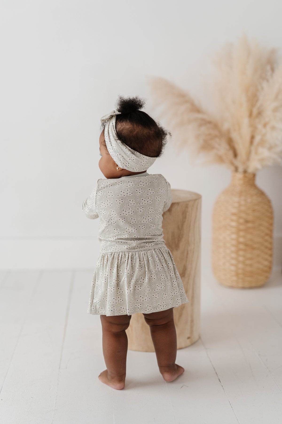 Ruffle Bodysuit Dress Set