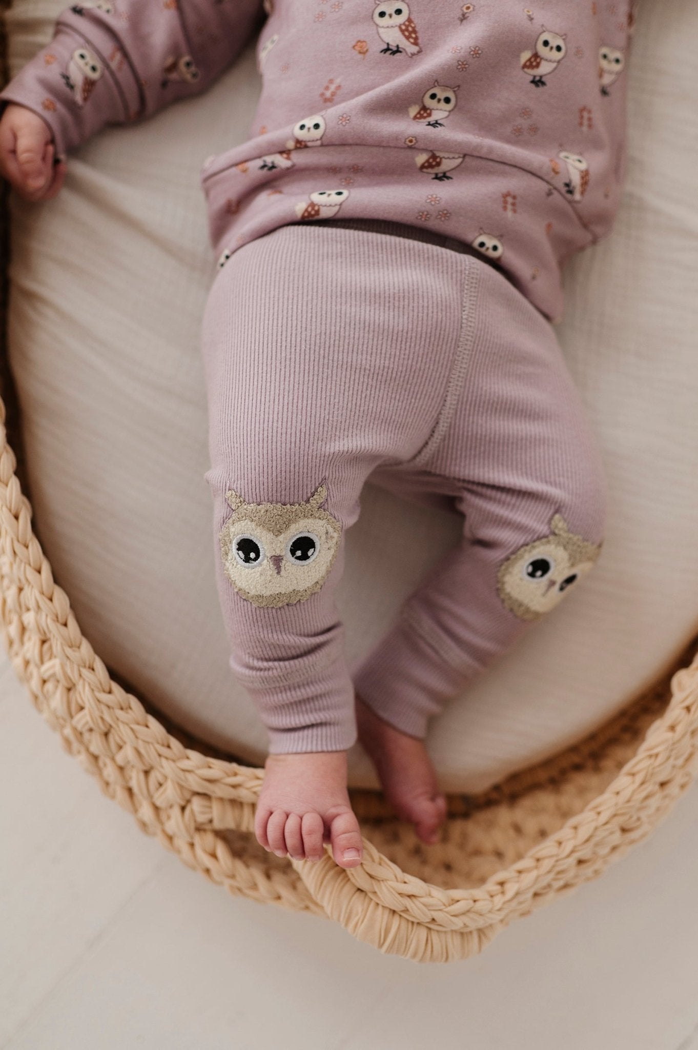Patch Ribbed Leggings - babysprouts clothing company