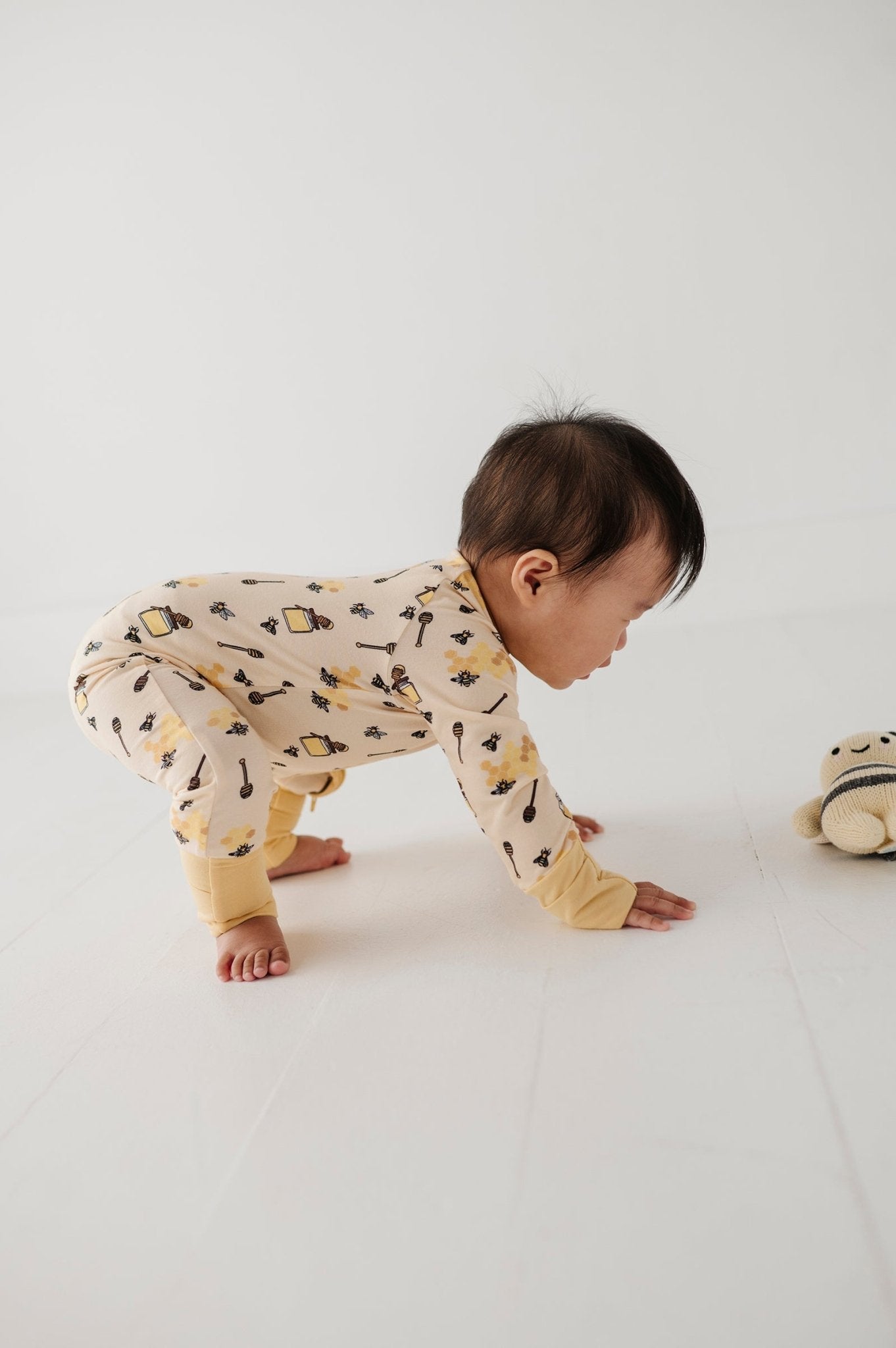 Long Sleeve Zip Romper - babysprouts clothing company