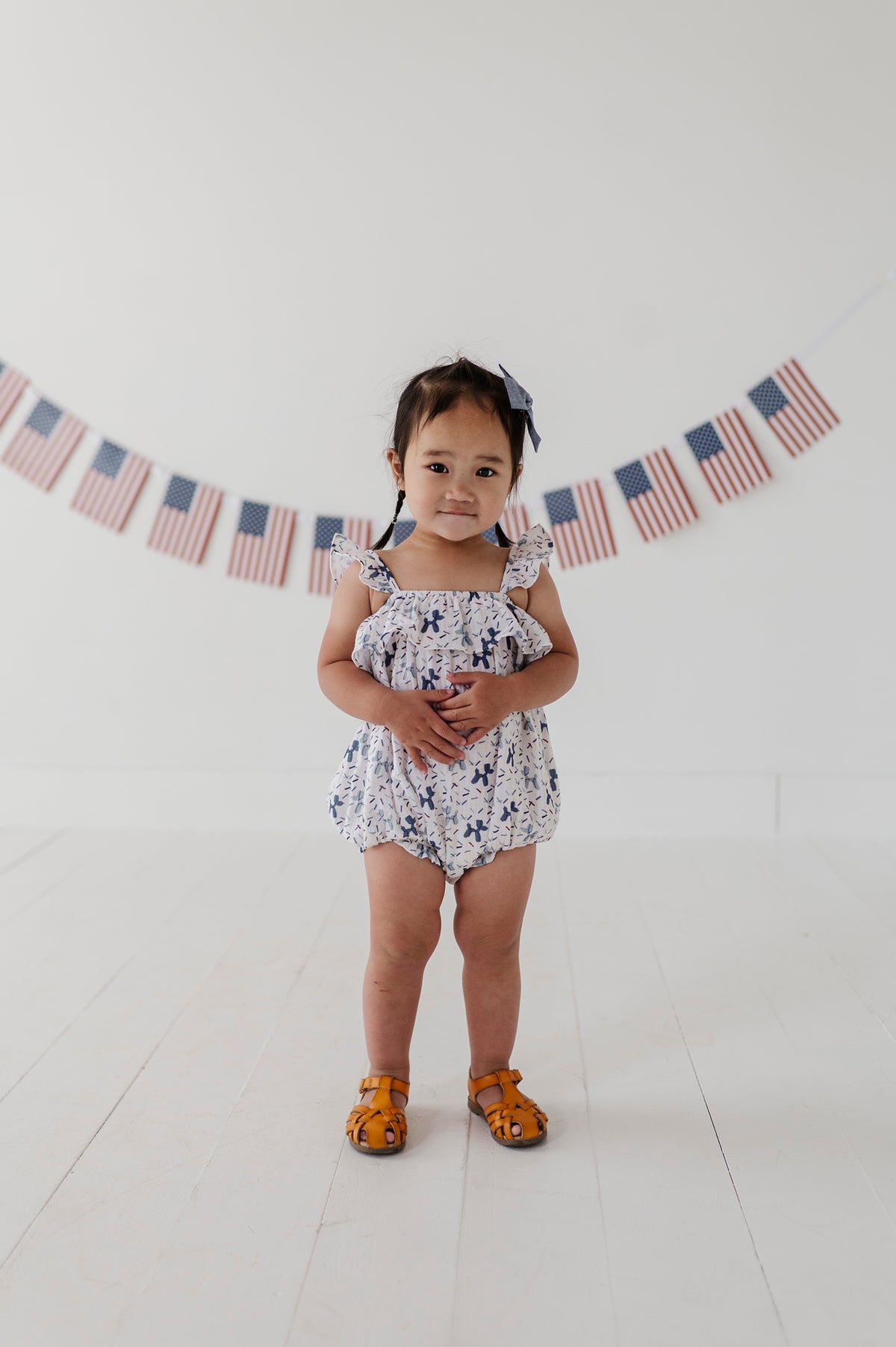 Gauze Bubble Romper