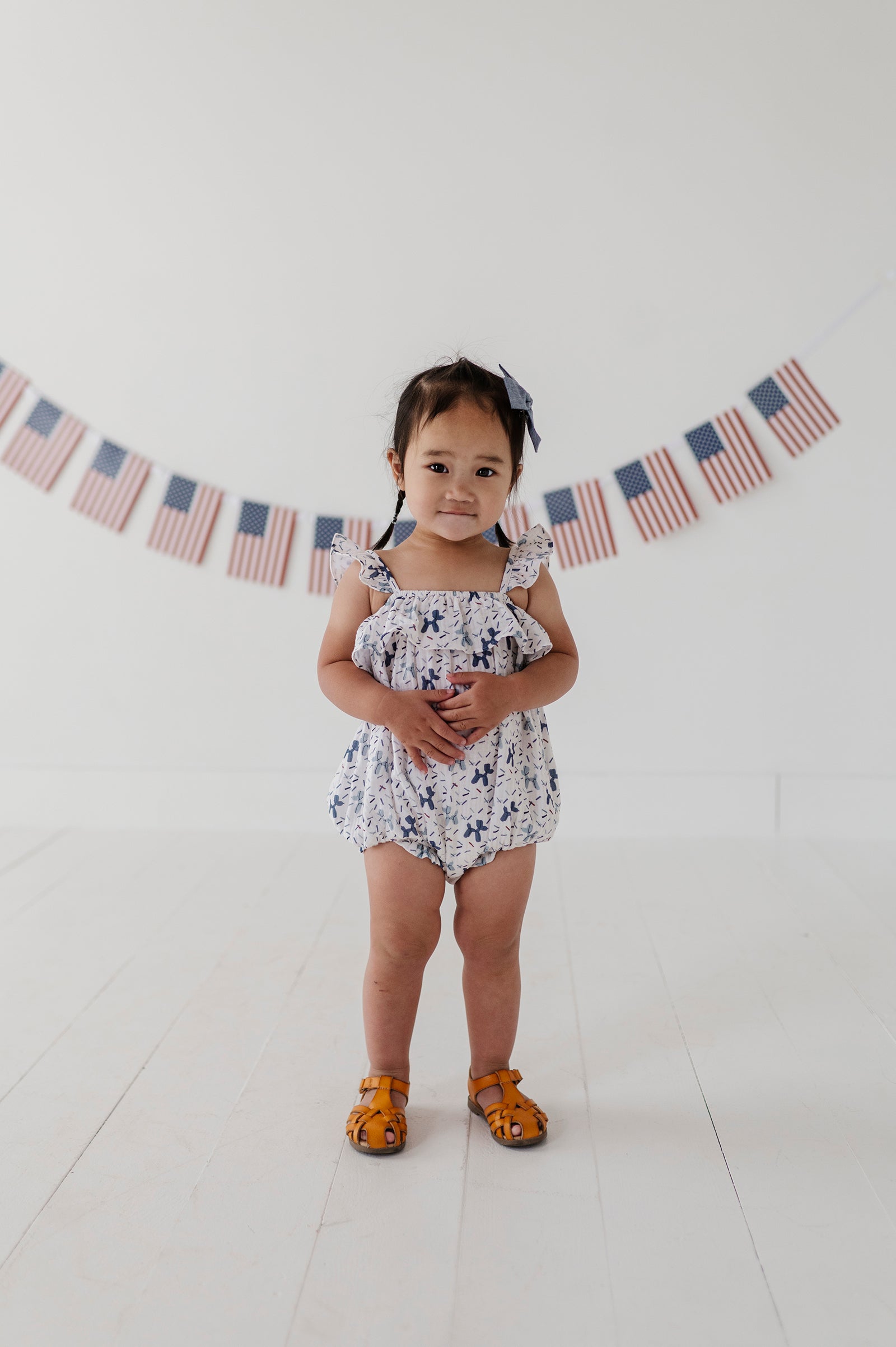 Gauze Bubble Romper