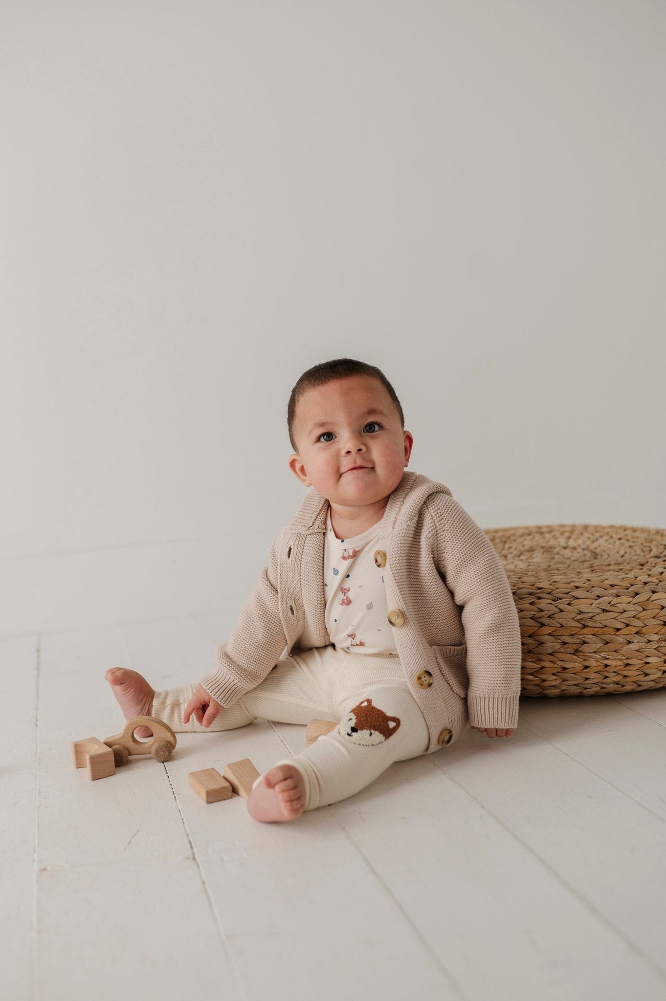 Patch Ribbed Leggings - babysprouts clothing company
