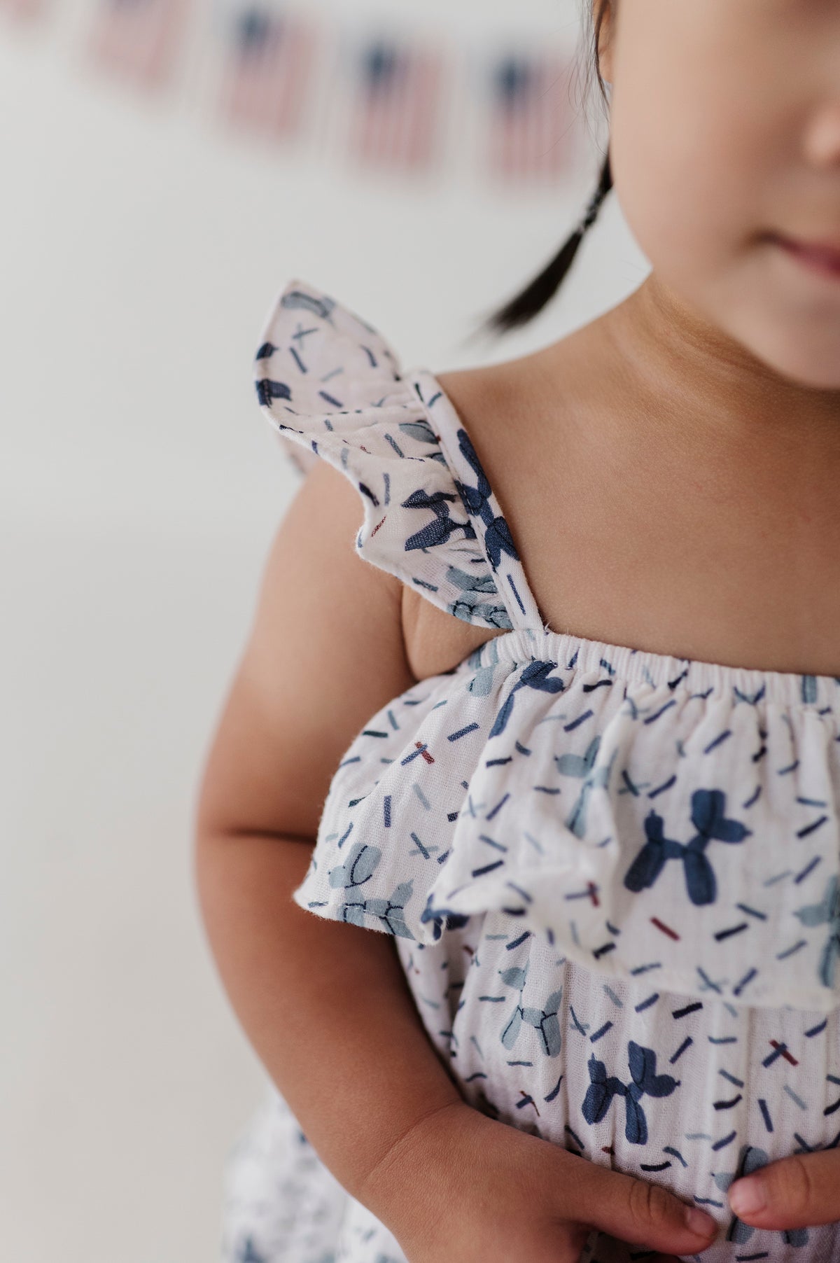 Gauze Bubble Romper