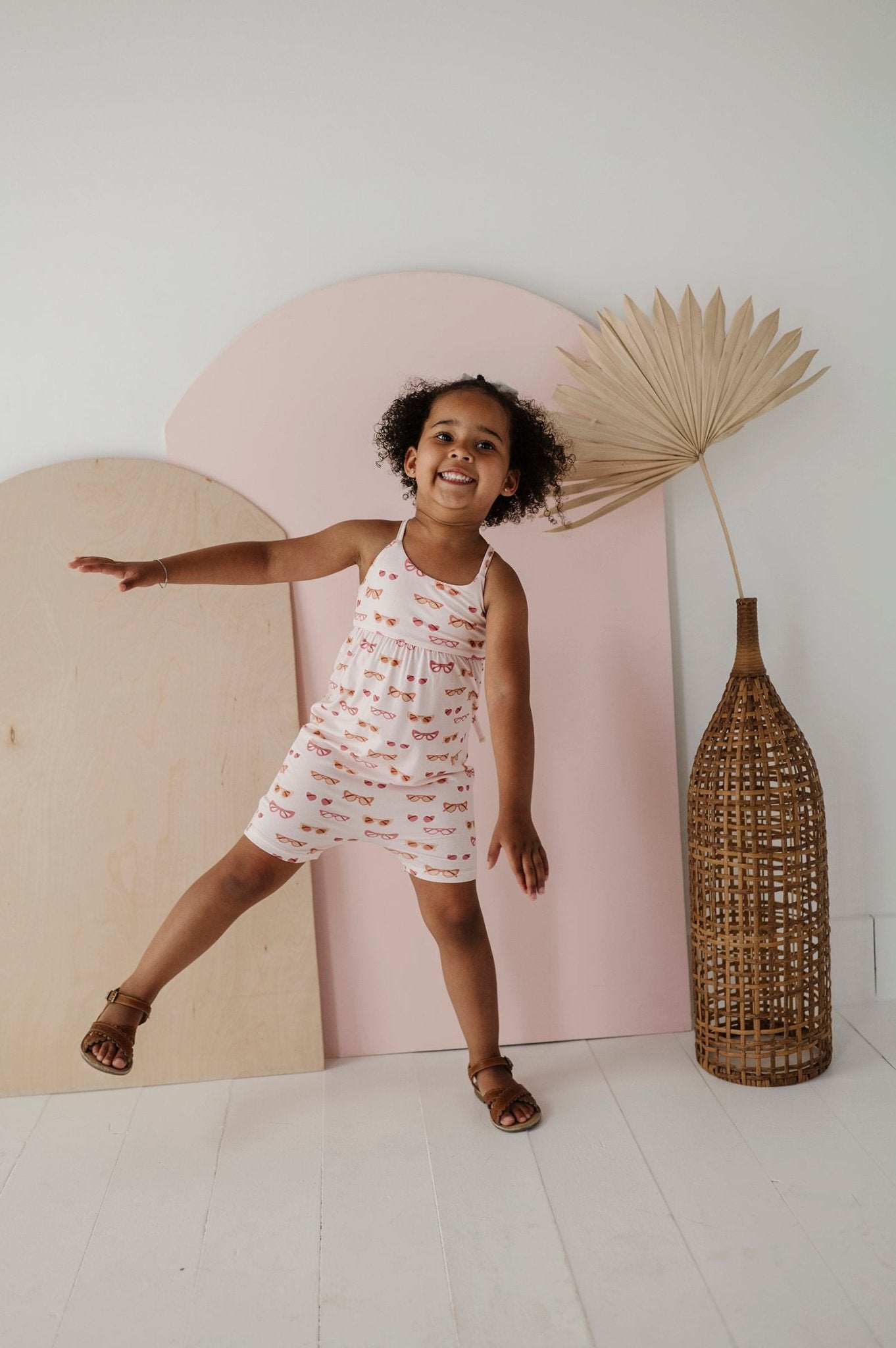 Girl's Tie - Back Romper - babysprouts clothing company