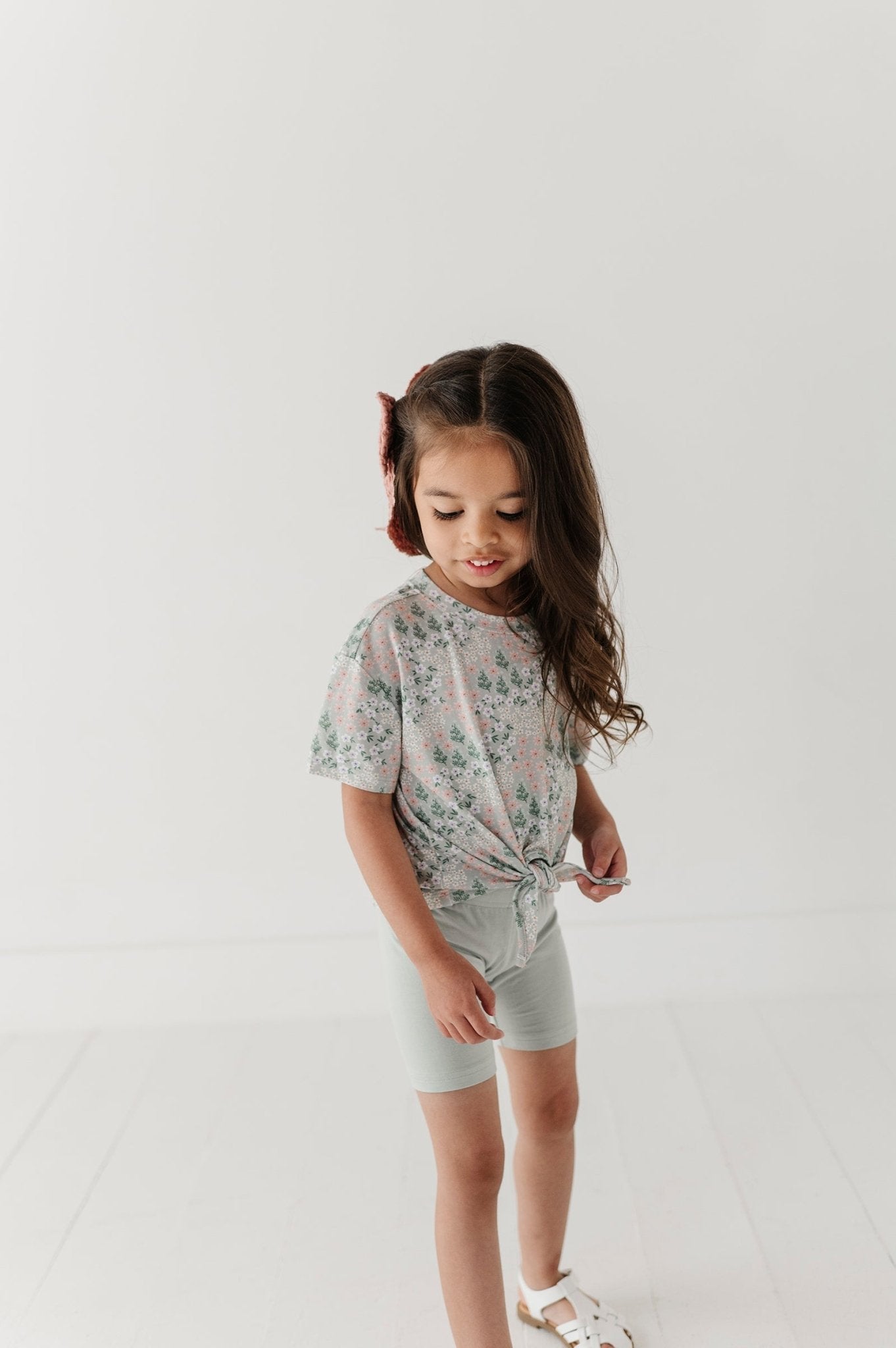 Girl's Tie Front Shirt - babysprouts clothing company