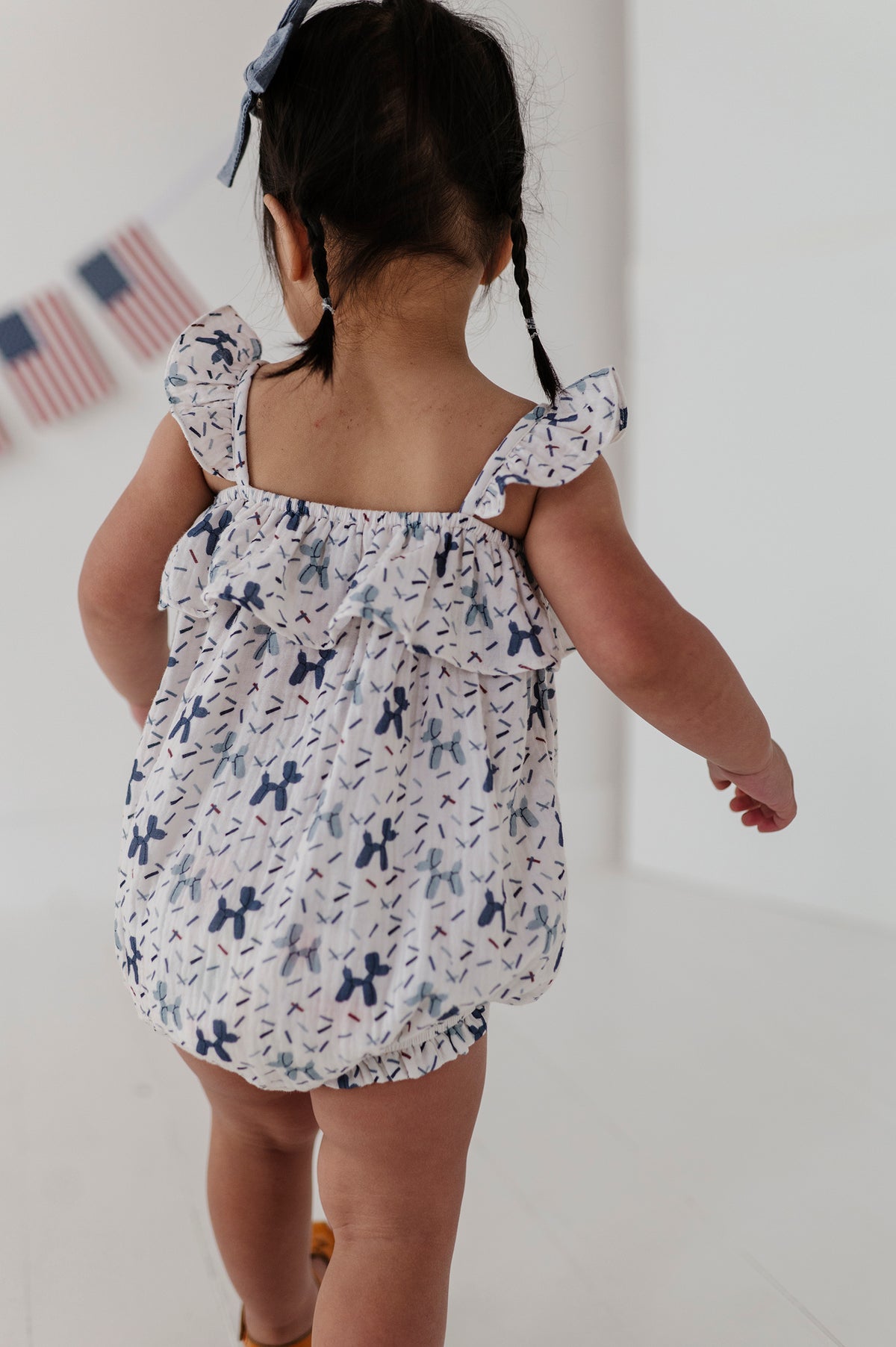 Gauze Bubble Romper