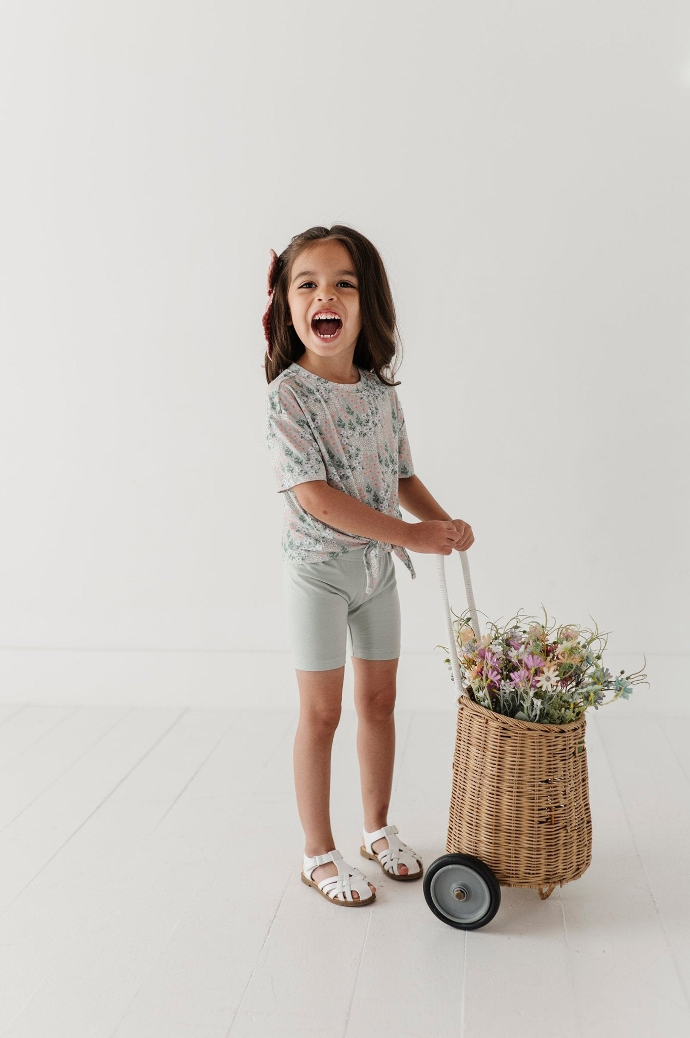 Girl's Tie Front Shirt - babysprouts clothing company