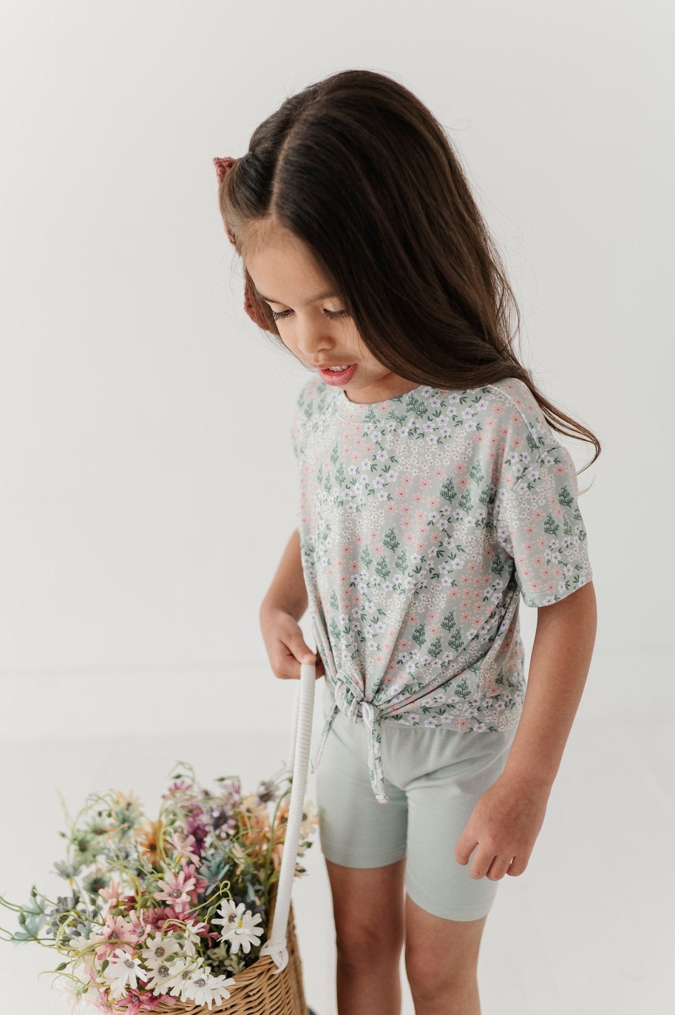 Girl's Tie Front Shirt - babysprouts clothing company