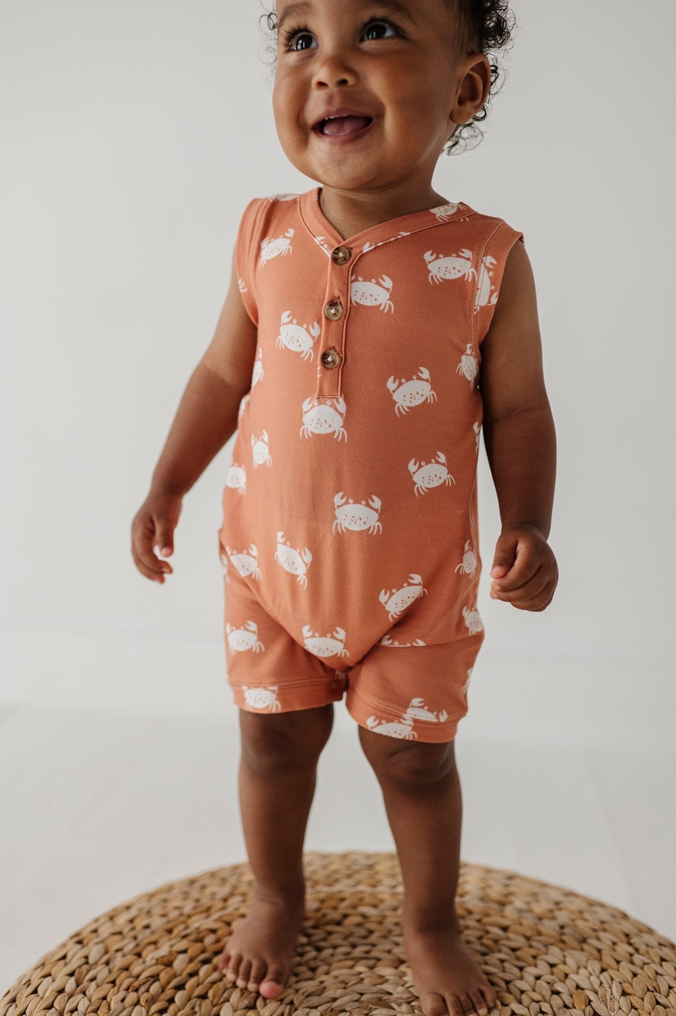 Boy's Sleeveless Romper - babysprouts clothing company
