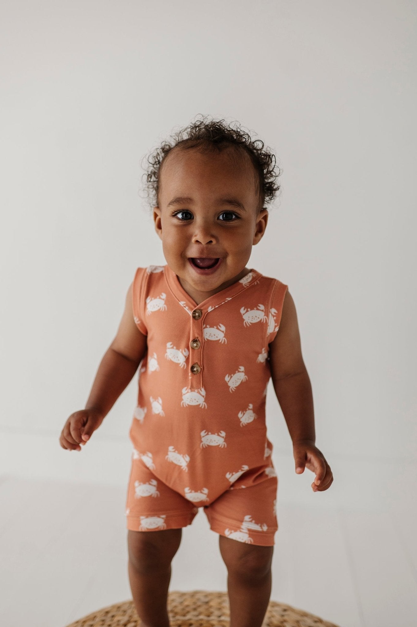 Boy's Sleeveless Romper - babysprouts clothing company