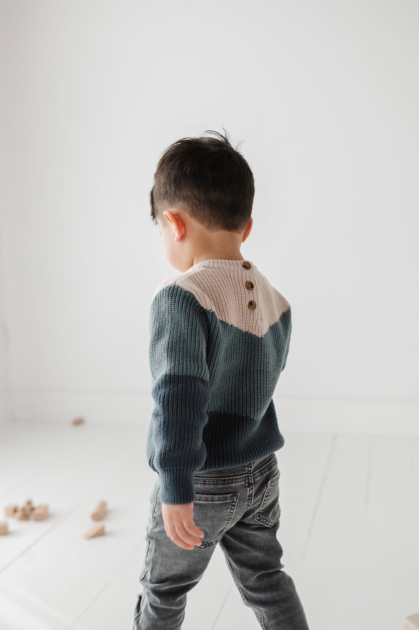 Colorblock Knit Sweater - babysprouts clothing company