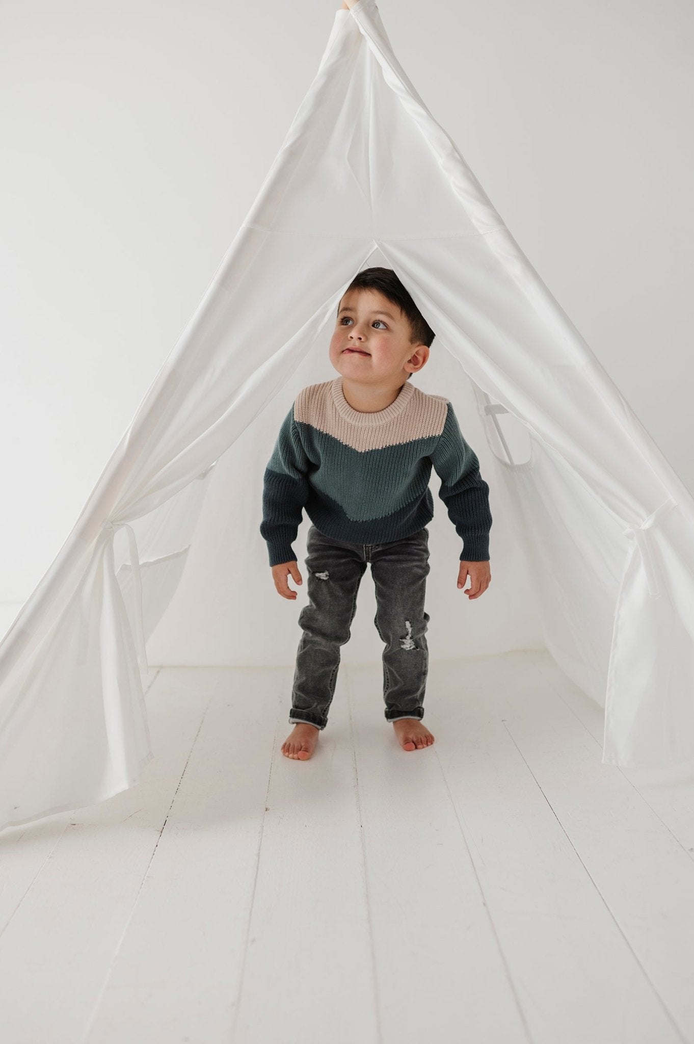 Colorblock Knit Sweater - babysprouts clothing company