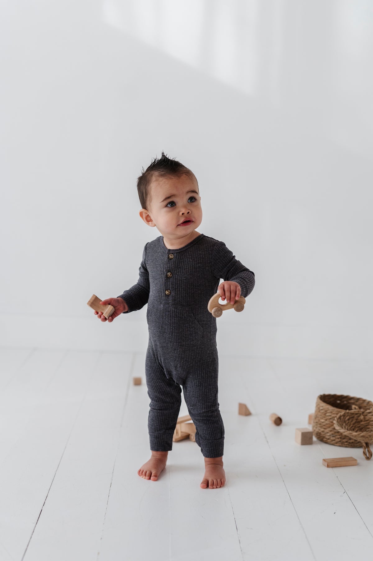 Waffle Romper