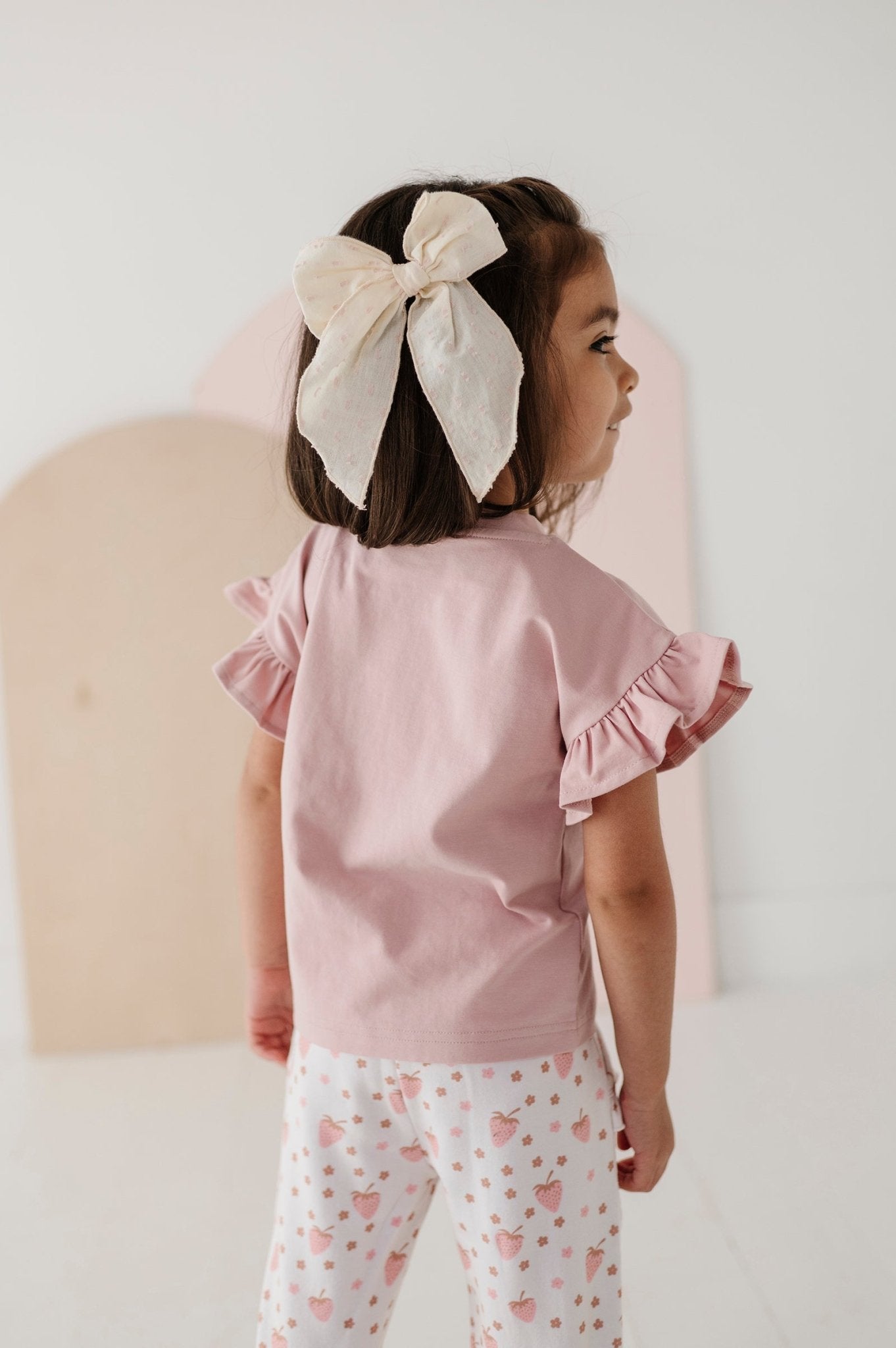 Girl's Ruffle Sleeve Top - babysprouts clothing company