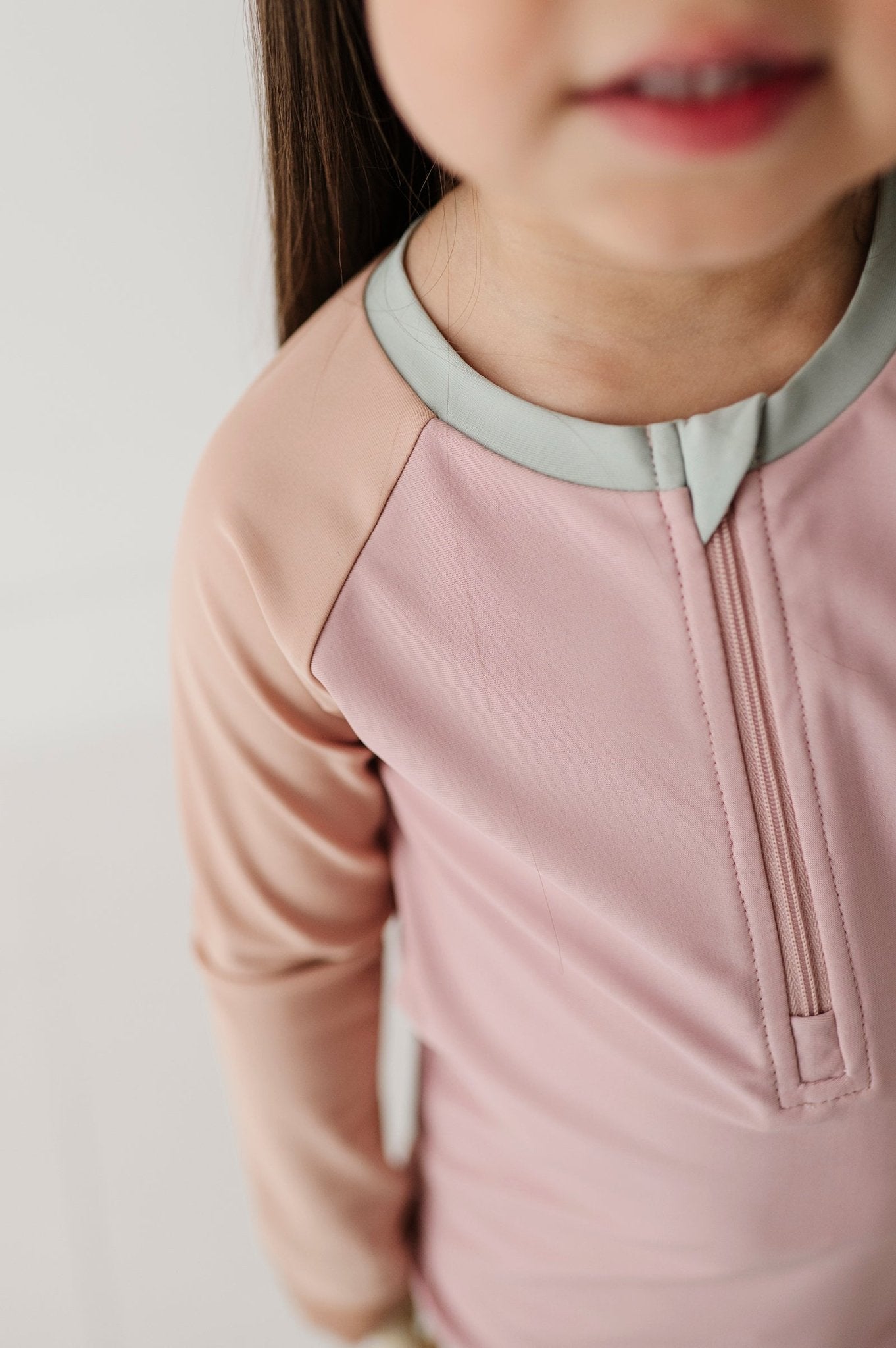 Girl's Zip Rash Guard Swimsuit - babysprouts clothing company