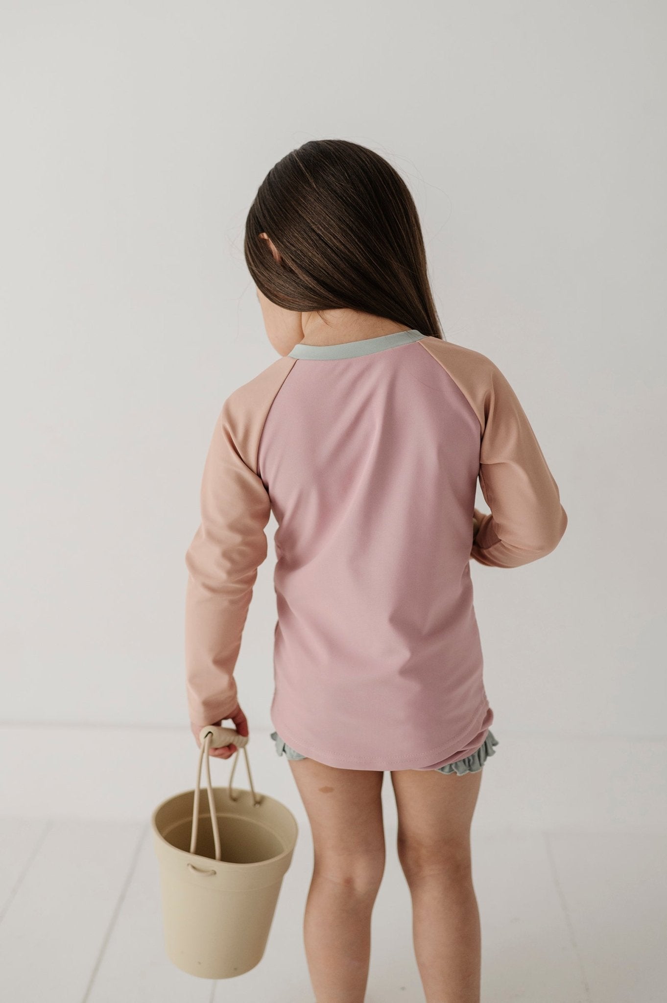 Girl's Zip Rash Guard Swimsuit - babysprouts clothing company