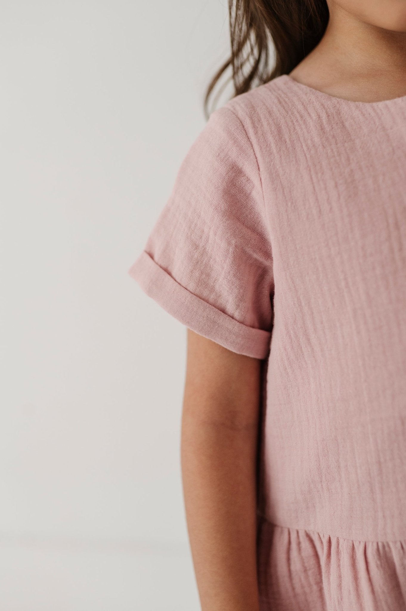 Gauze Button Dress - babysprouts clothing company