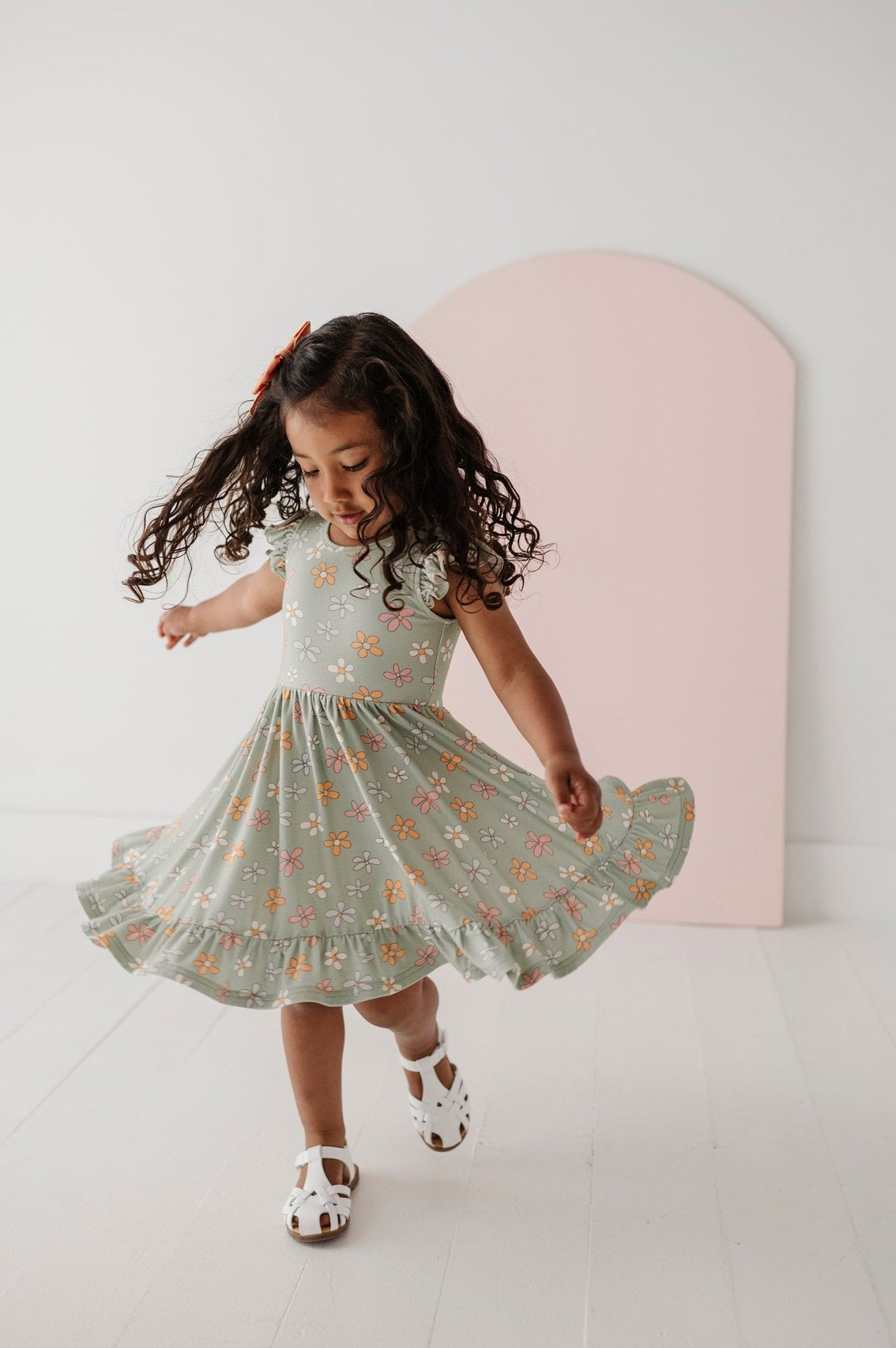 Girl's Sleeveless Twirl Dress - babysprouts clothing company