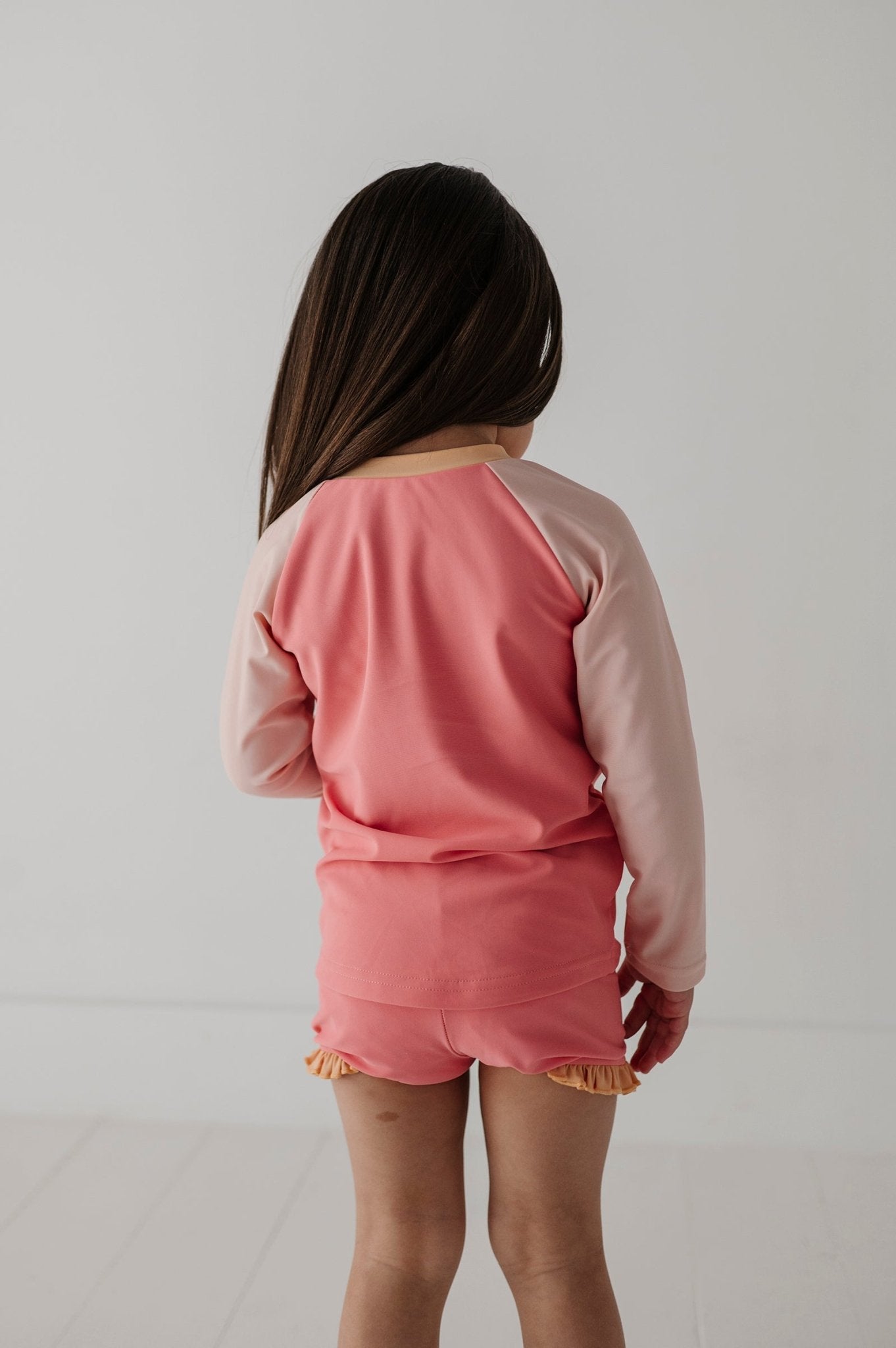 Girl's Zip Rash Guard Swimsuit - babysprouts clothing company