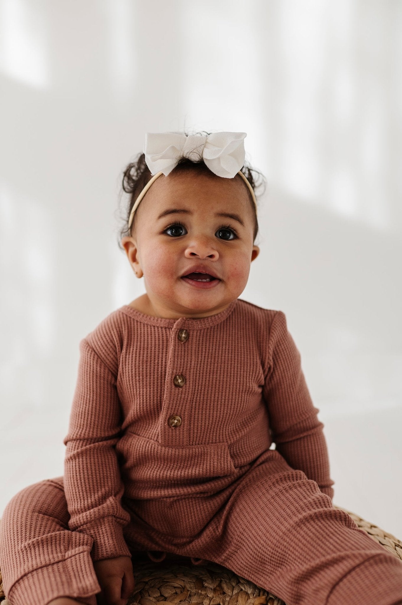 Waffle Romper - babysprouts clothing company