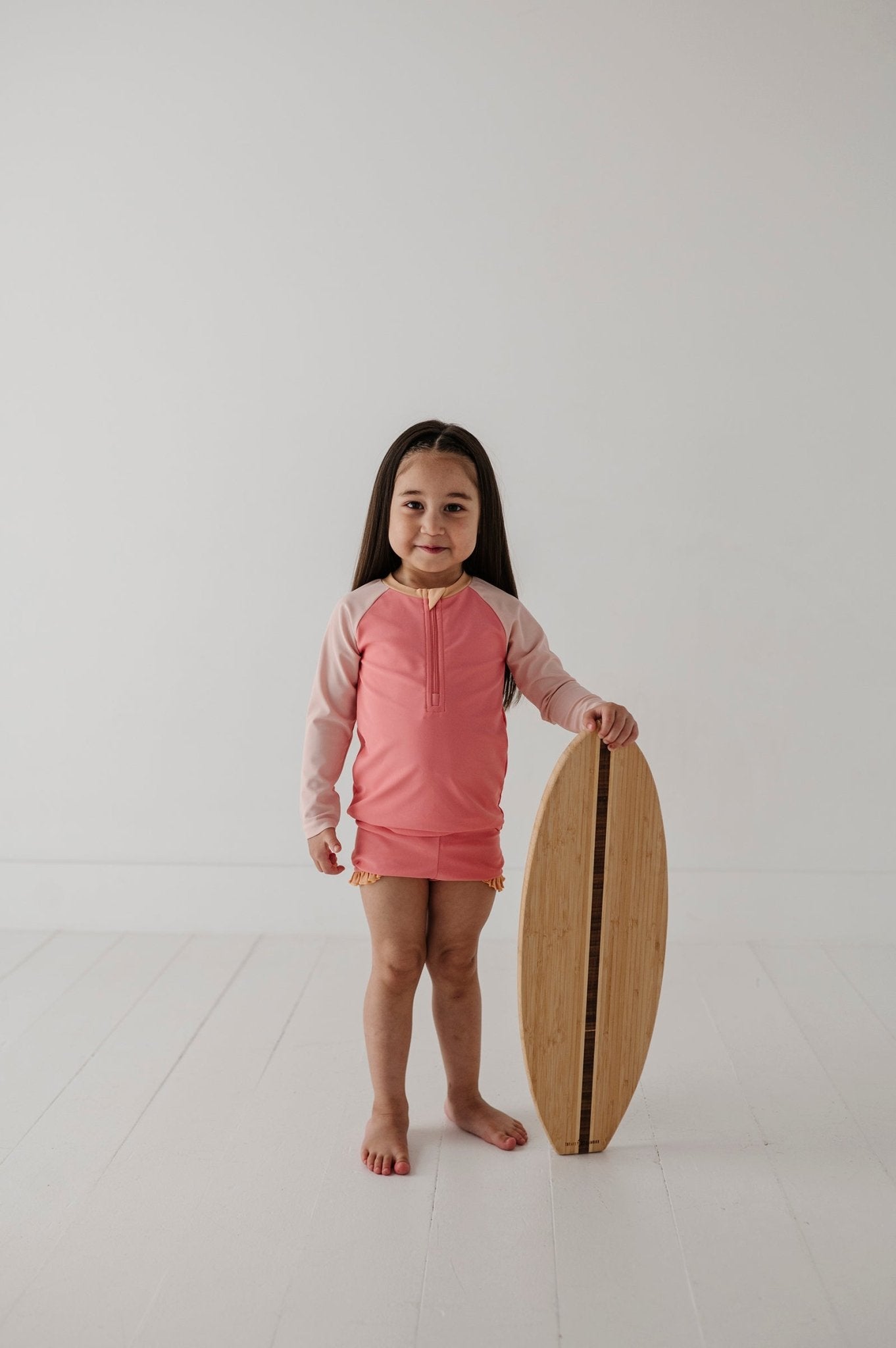 Girl's Zip Rash Guard Swimsuit - babysprouts clothing company