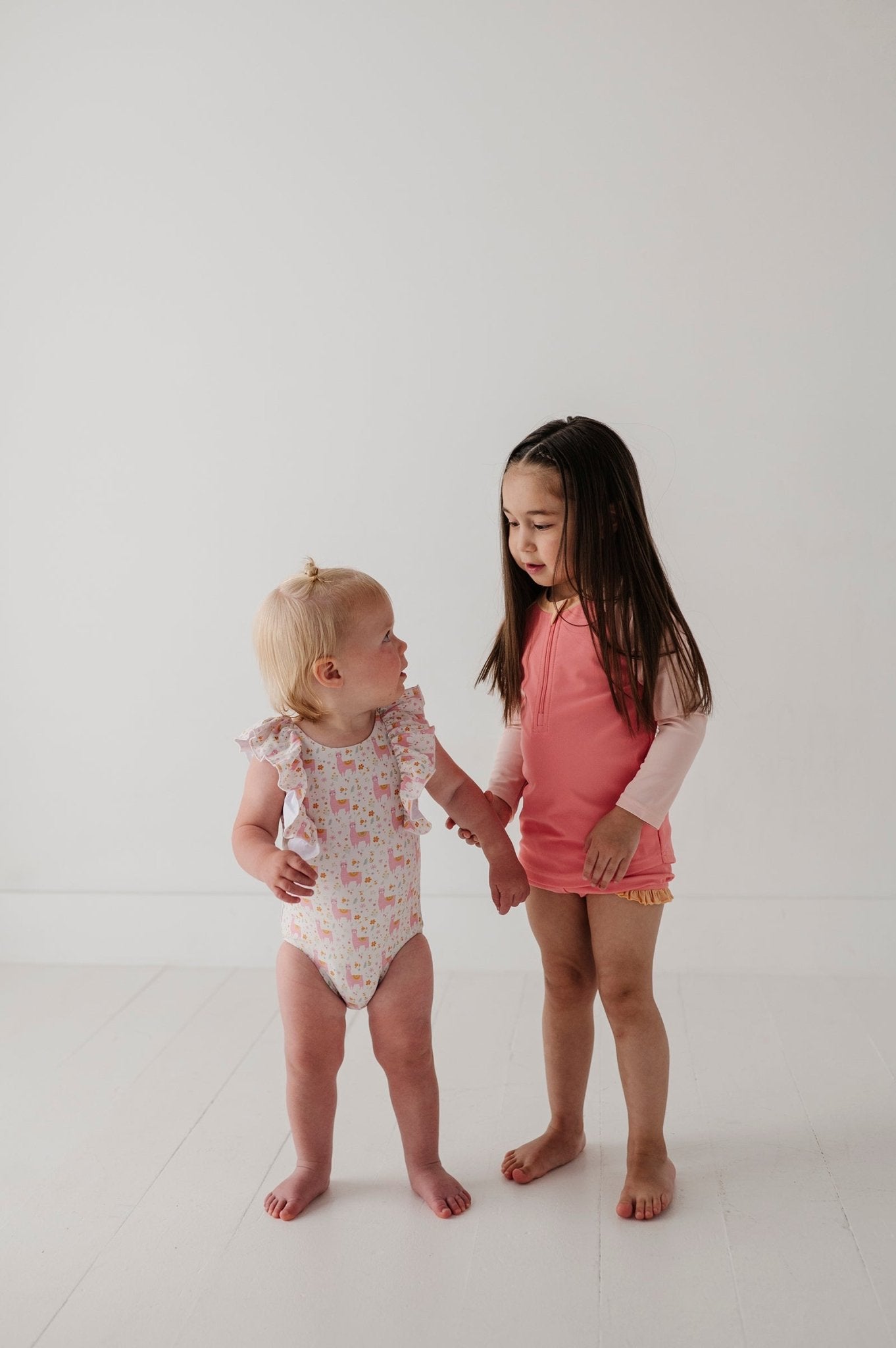 Girl's Zip Rash Guard Swimsuit - babysprouts clothing company