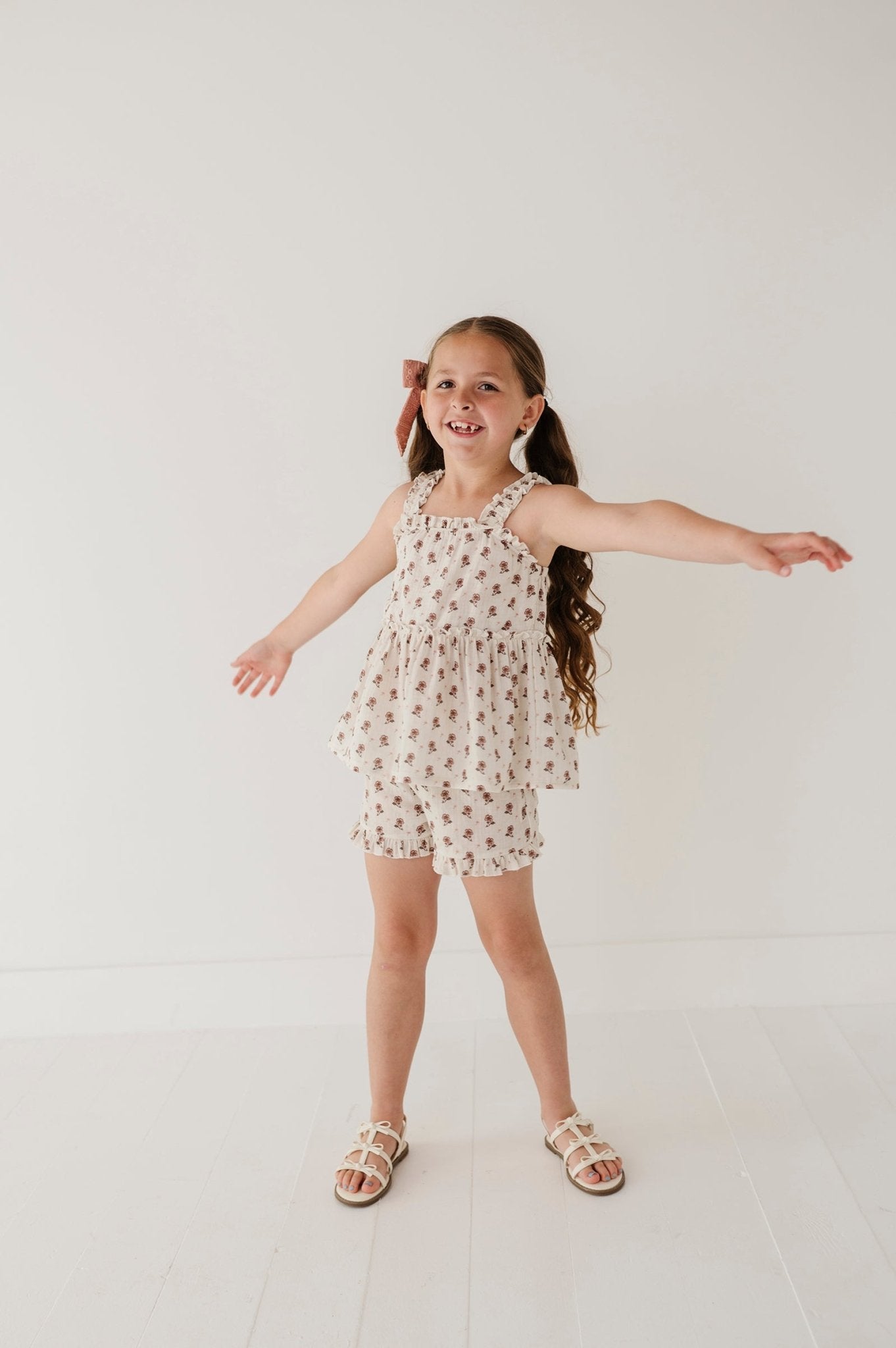 Ruffle Gauze Shorts - babysprouts clothing company