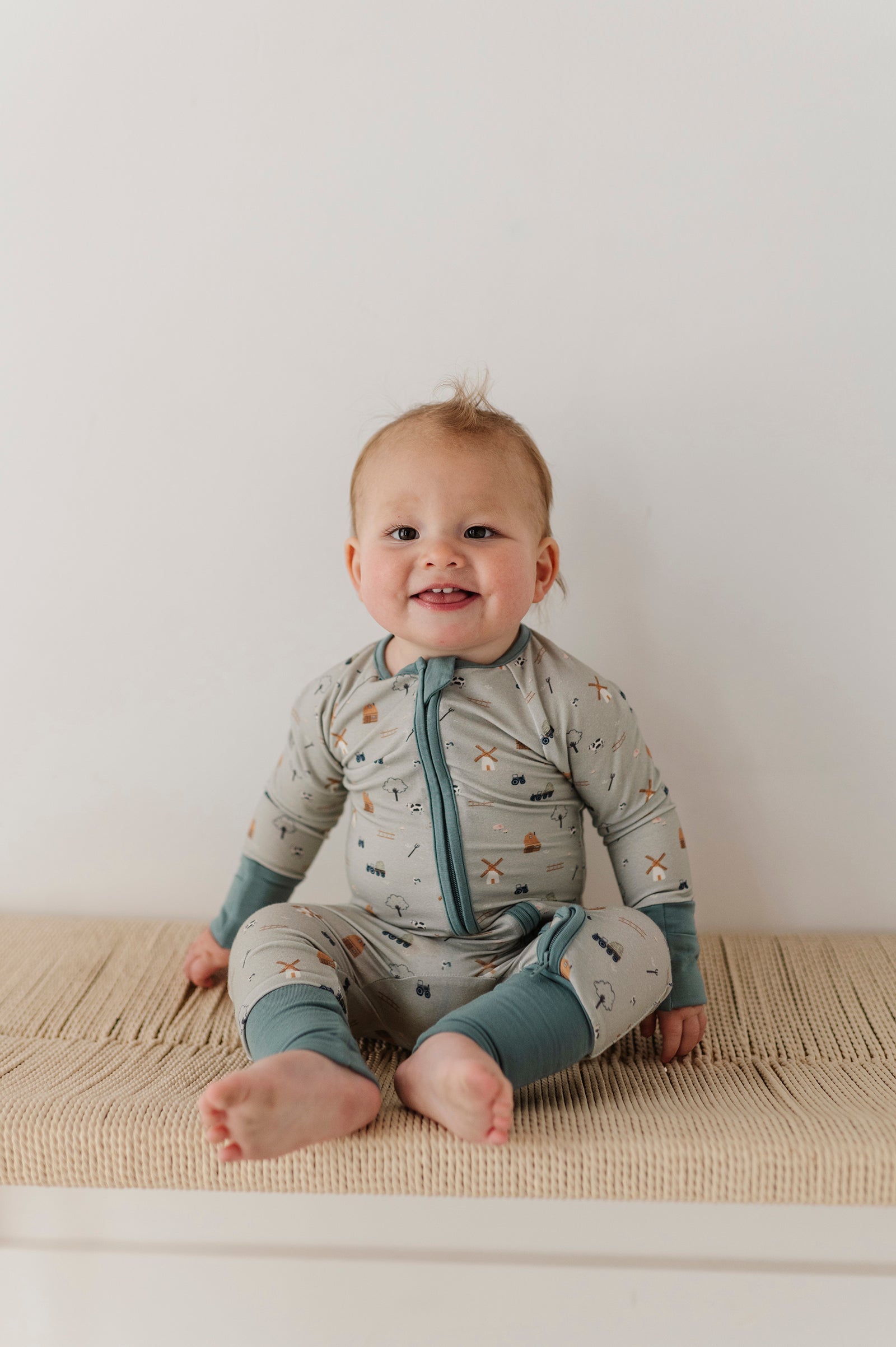 Long Sleeve Zip Romper