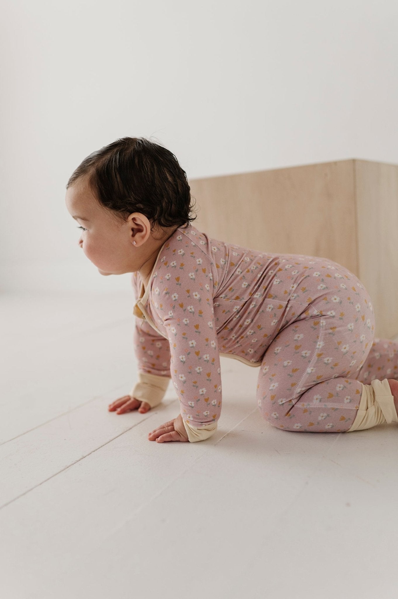 Long Sleeve Zip Romper - babysprouts clothing company