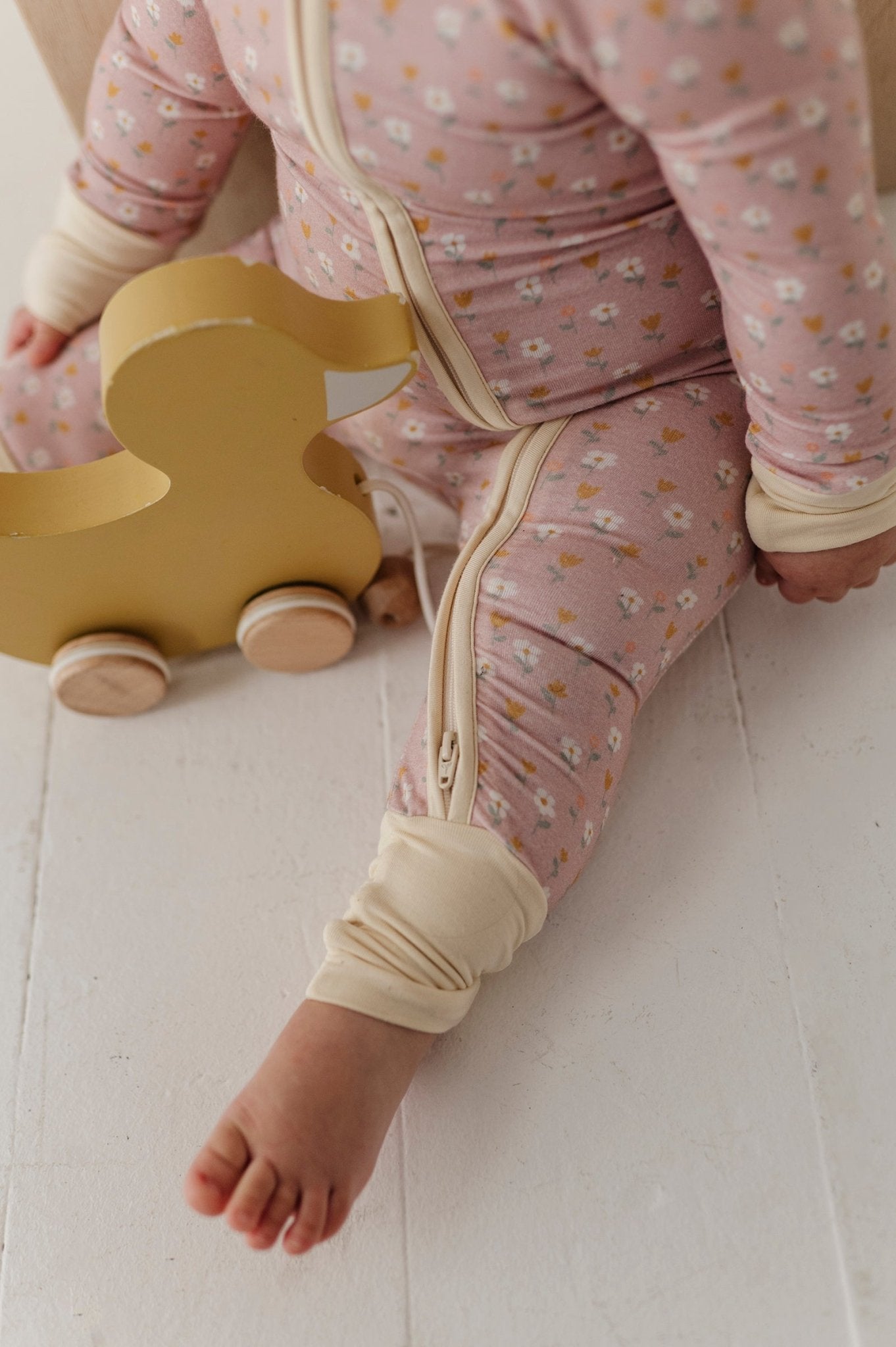 Long Sleeve Zip Romper - babysprouts clothing company