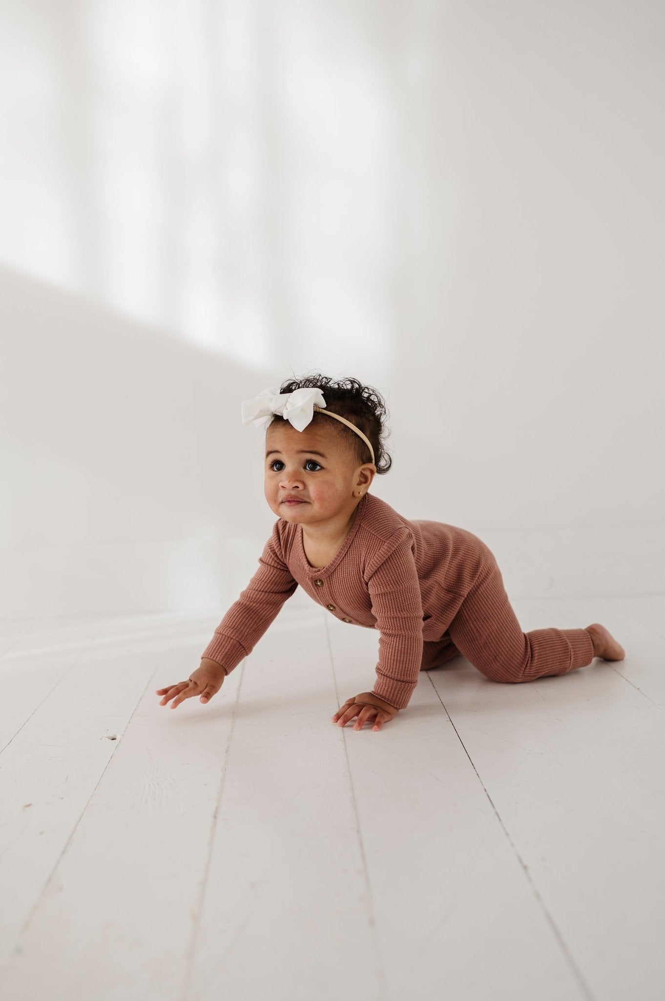Waffle Romper - babysprouts clothing company