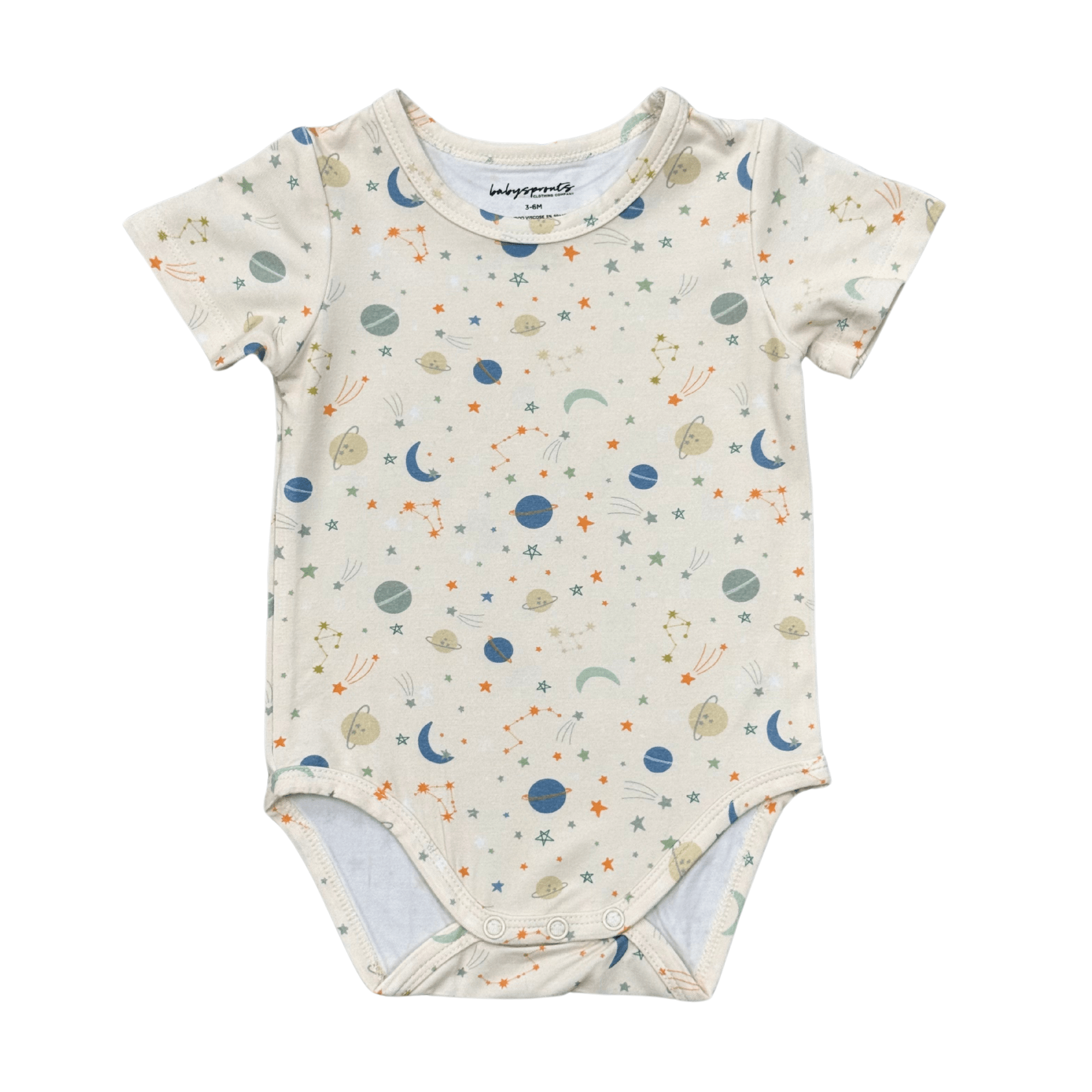 Baby Short Sleeve Bodysuit - babysprouts clothing company