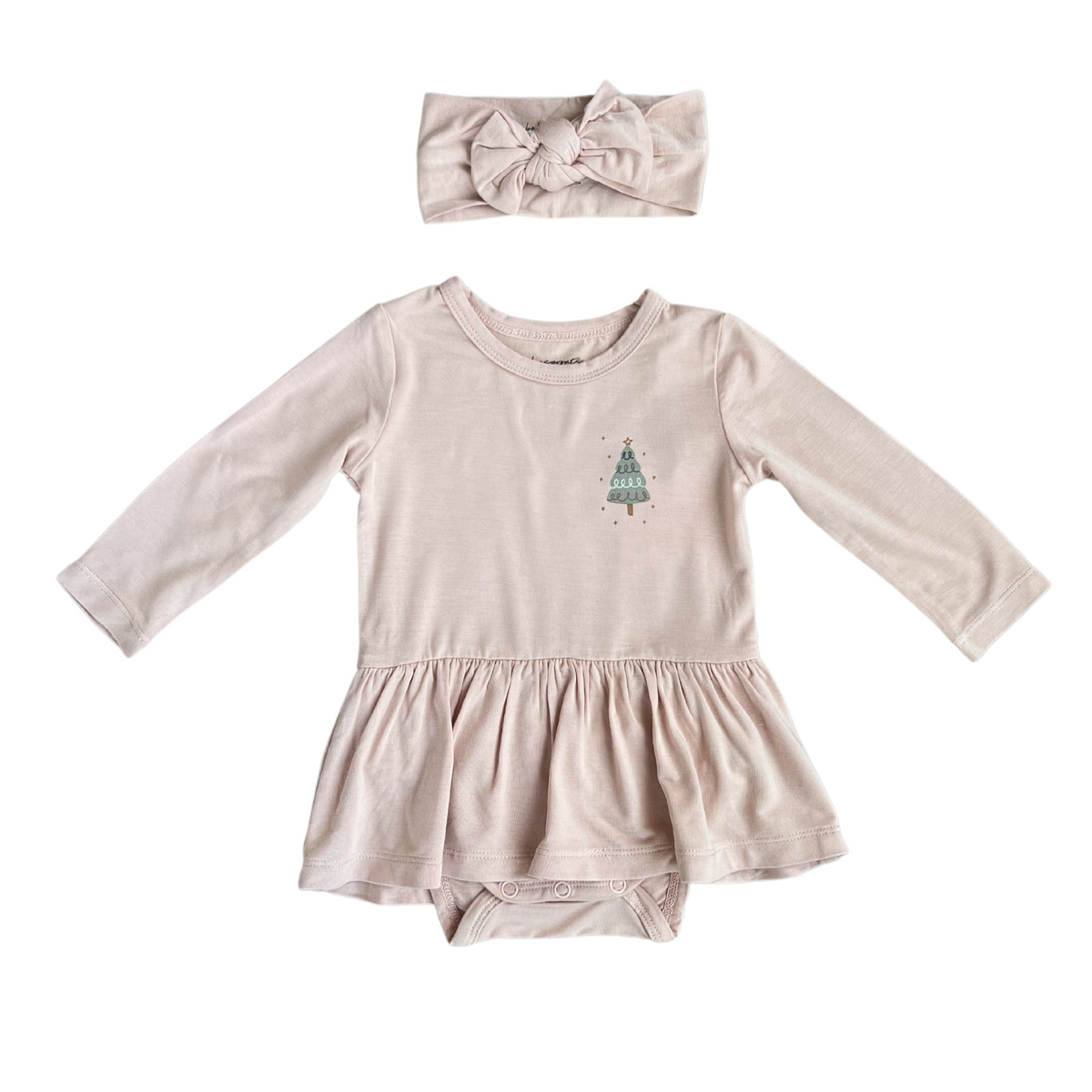Ruffle Bodysuit Dress Set