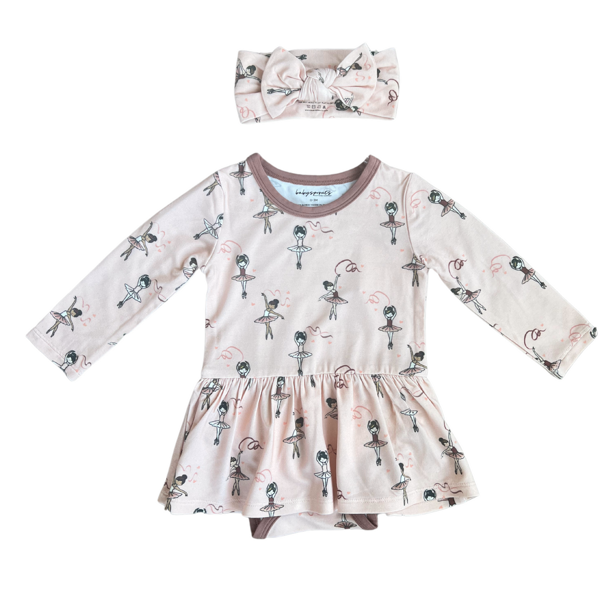 Ruffle Bodysuit Dress Set