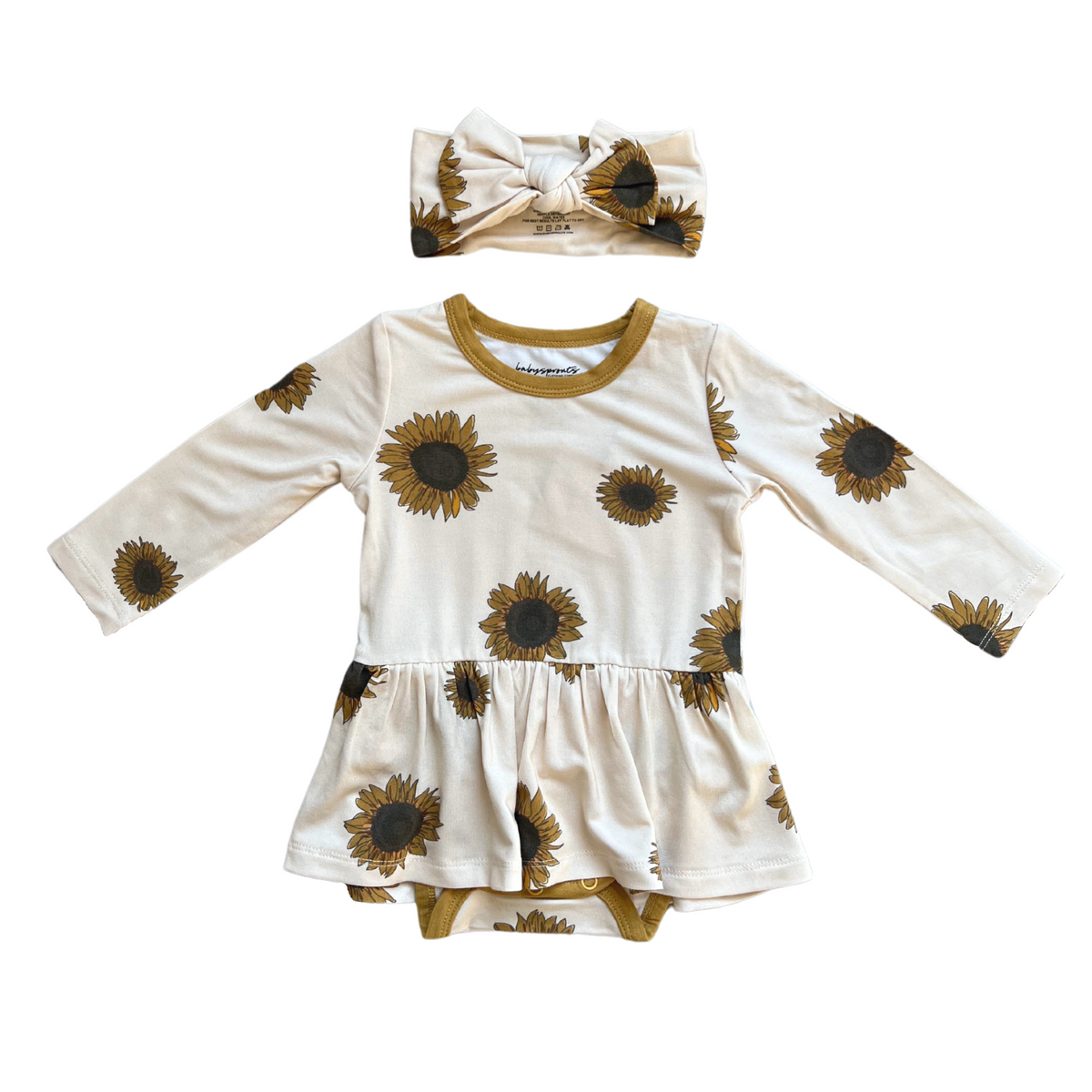 Ruffle Bodysuit Dress Set