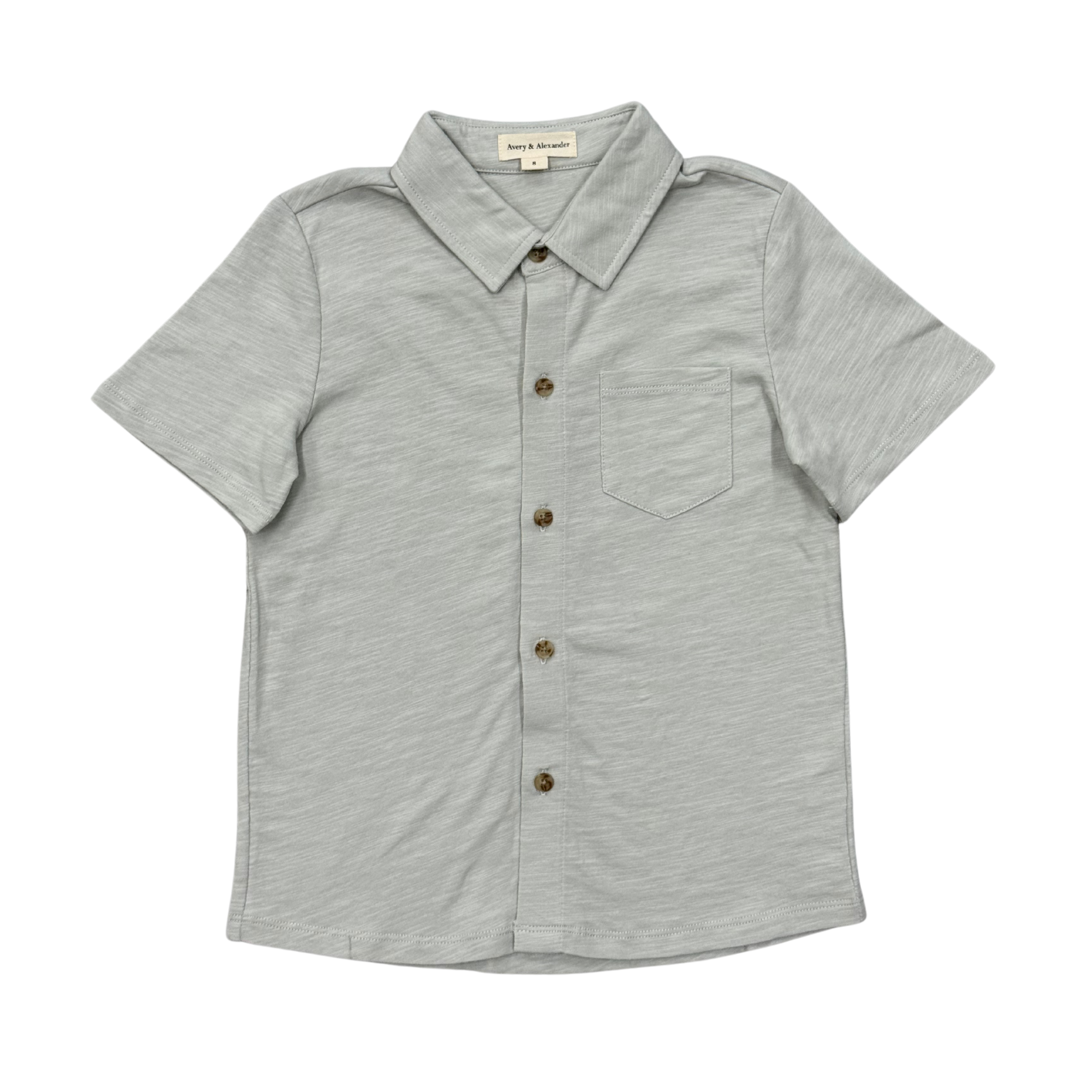 Boy's Collar Button Shirt