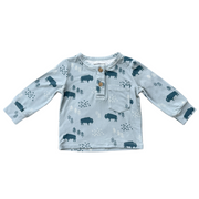 Boy's Long Sleeve Henley Shirt