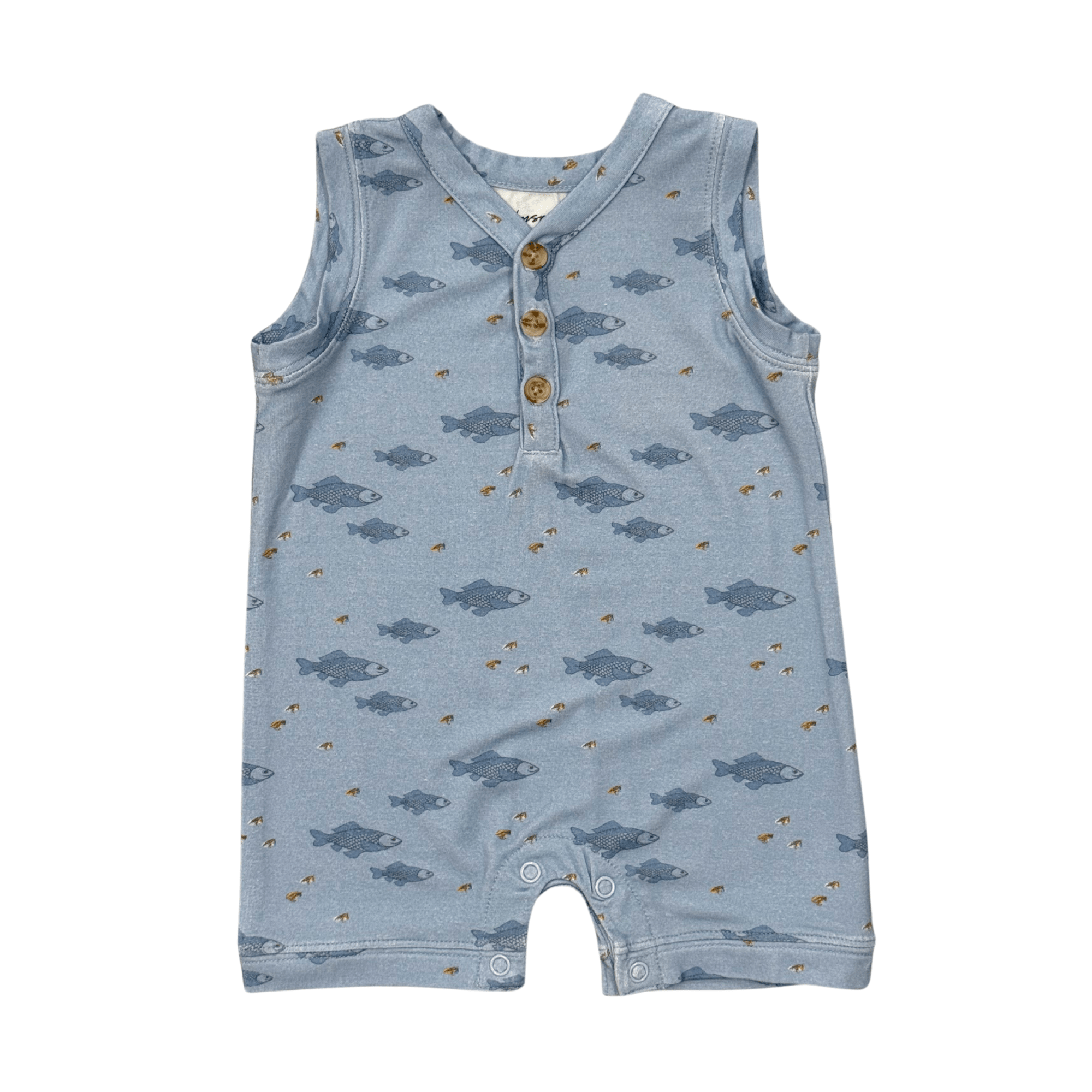 Boy's Sleeveless Romper - babysprouts clothing company