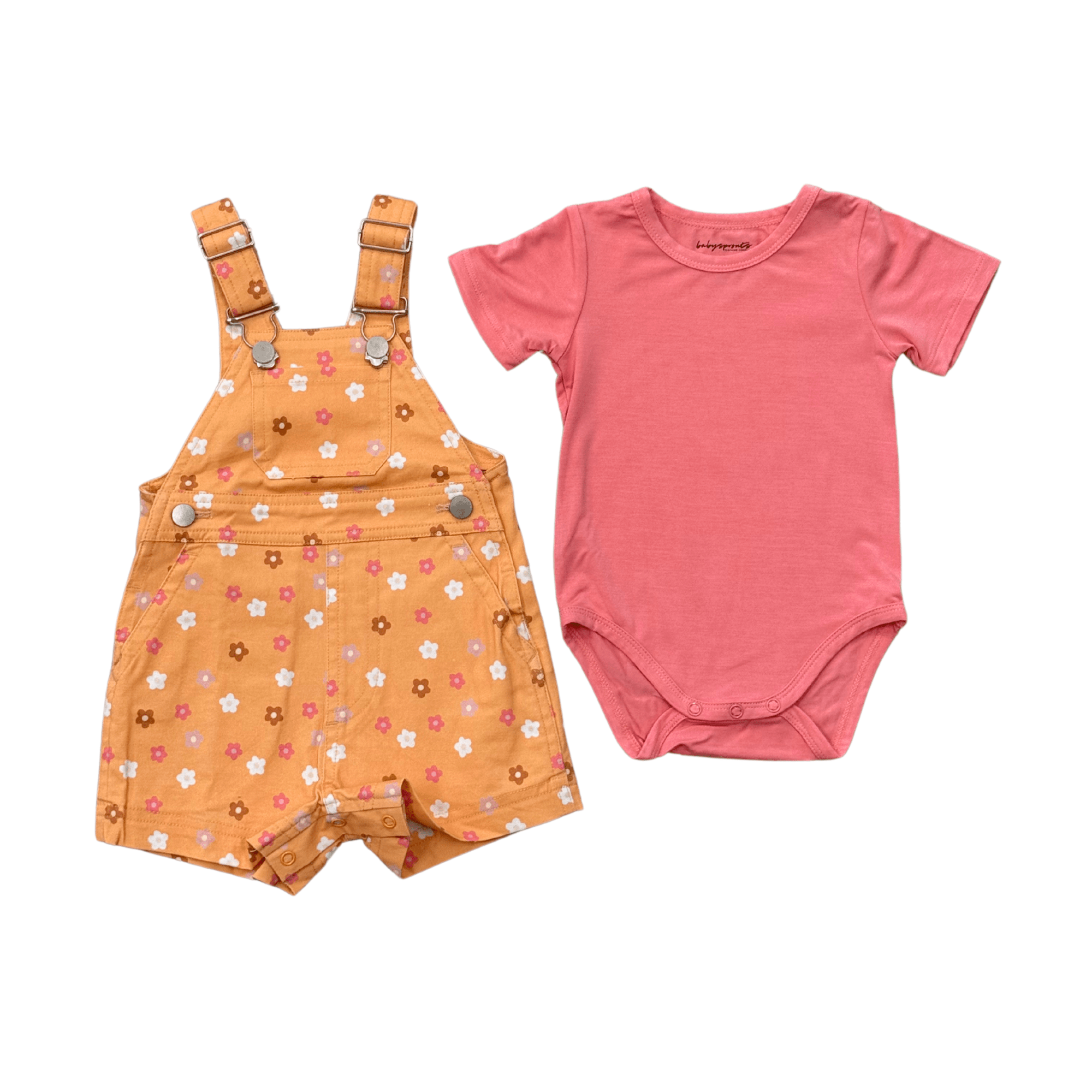 Baby Cotton Overalls Set - babysprouts clothing company