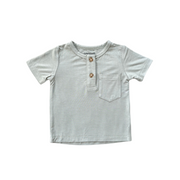 Boy's Short Sleeve Henley Shirt