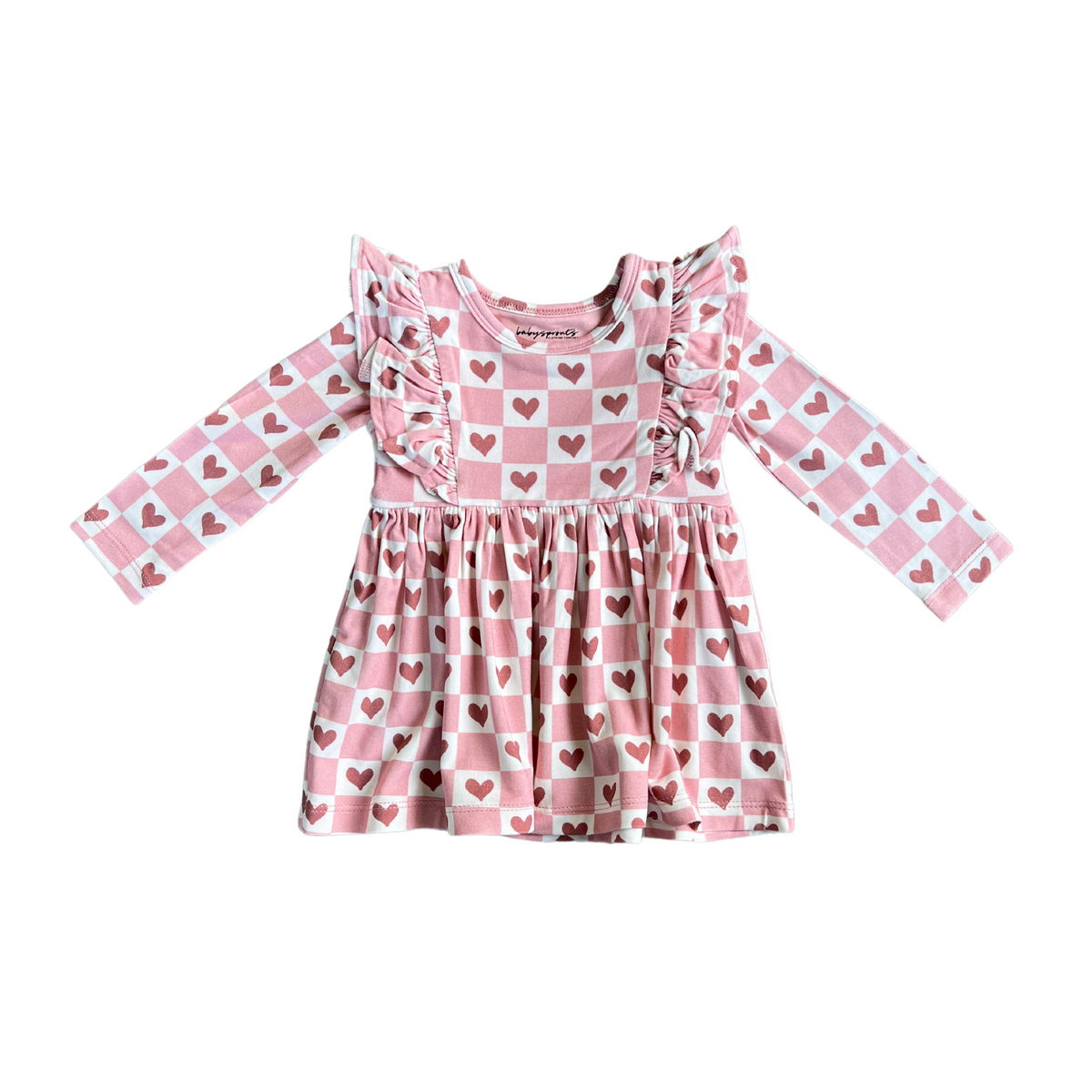 Long Sleeve Ruffle Dress