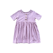 Short Sleeve Henley Dress