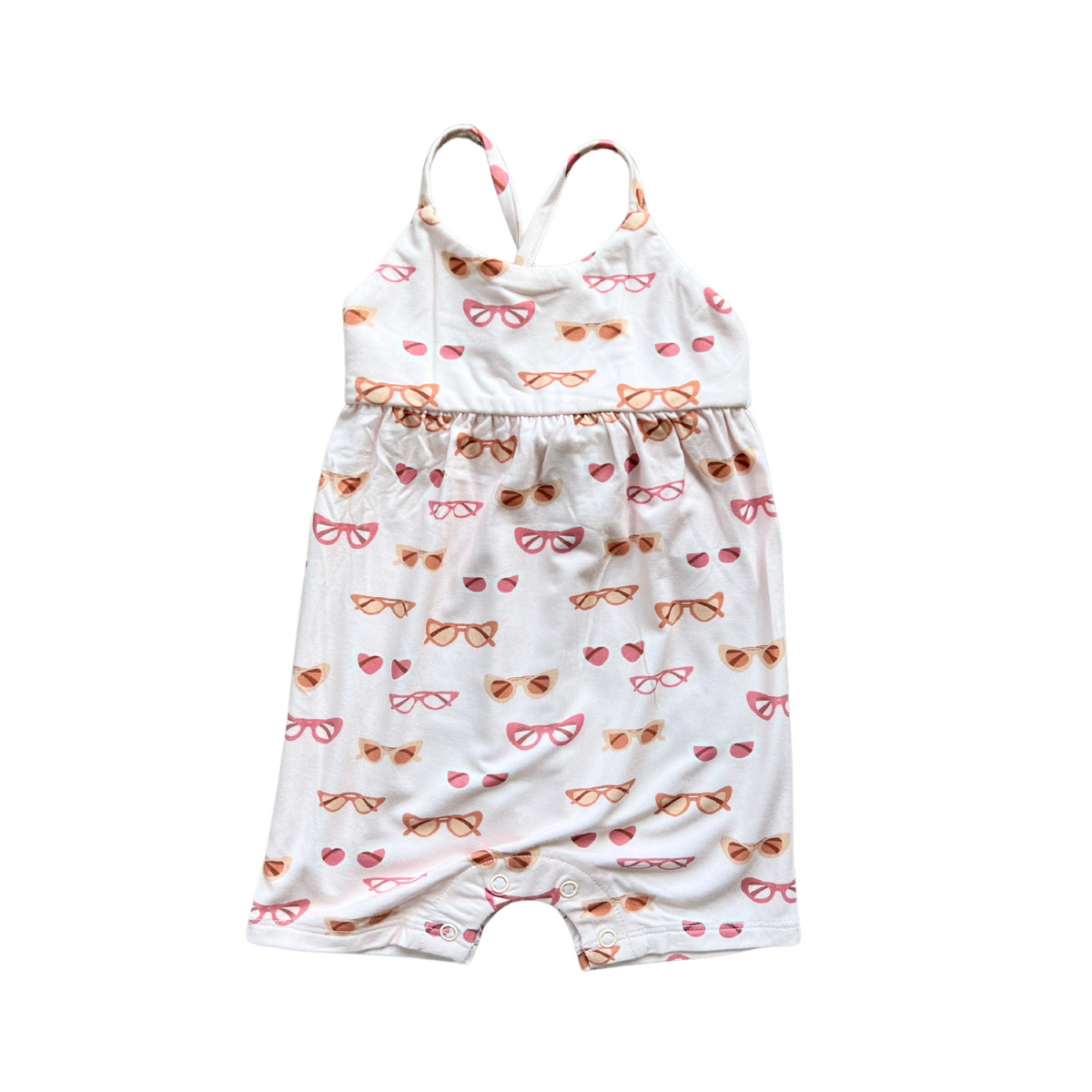 Girl's Tie-Back Romper
