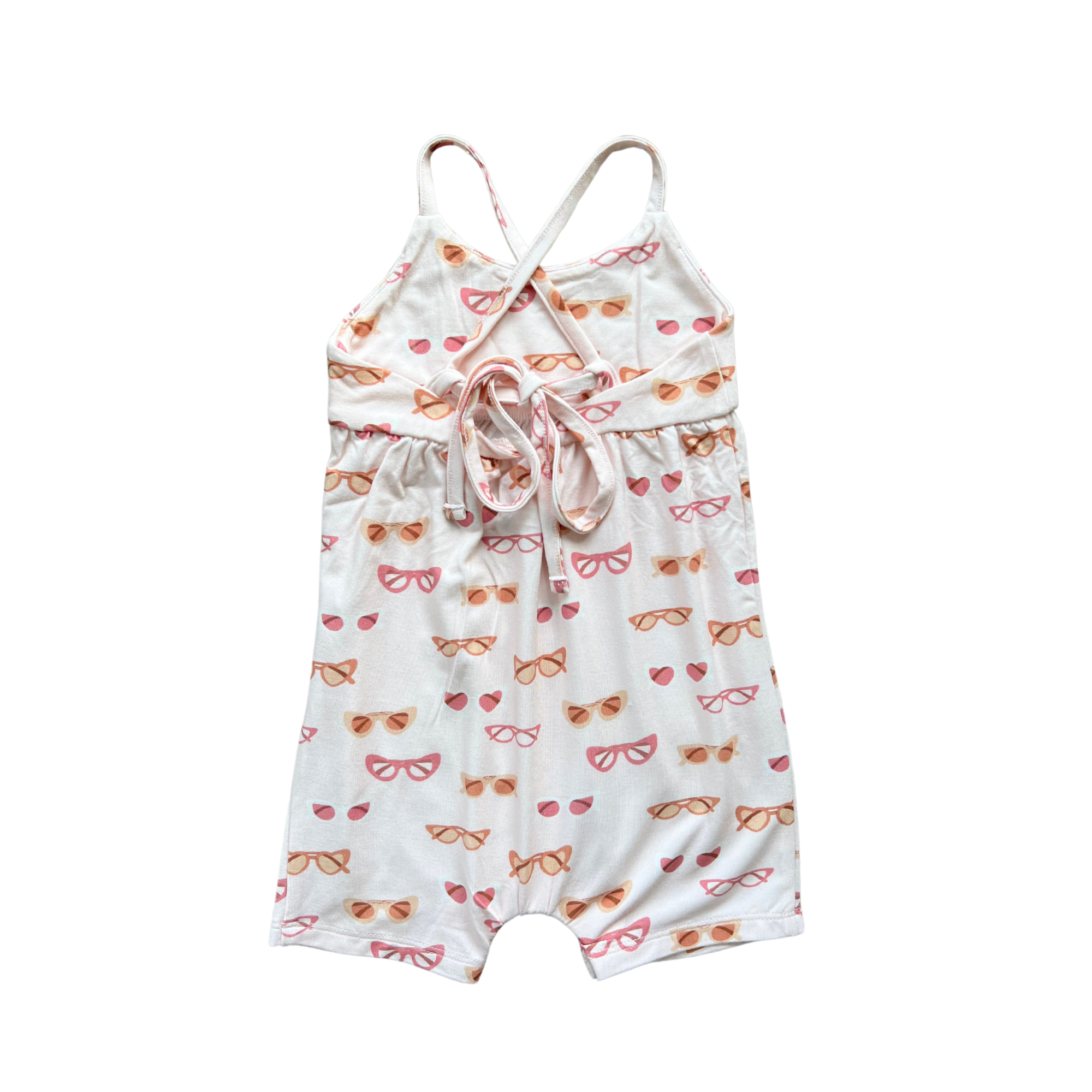 Girl's Tie-Back Romper