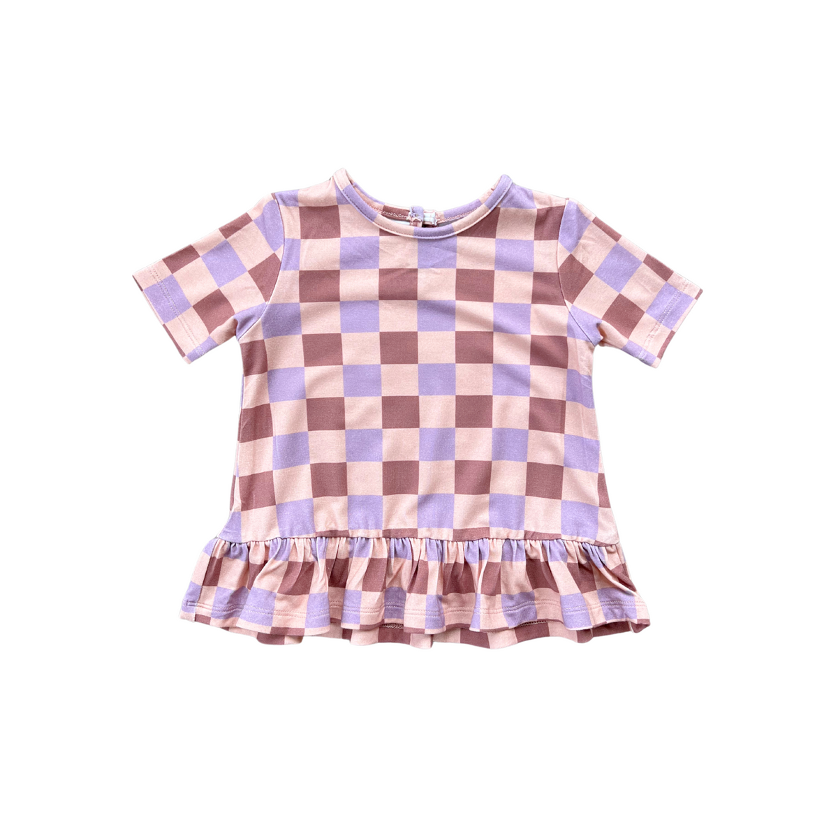 Short Sleeve Peplum Top