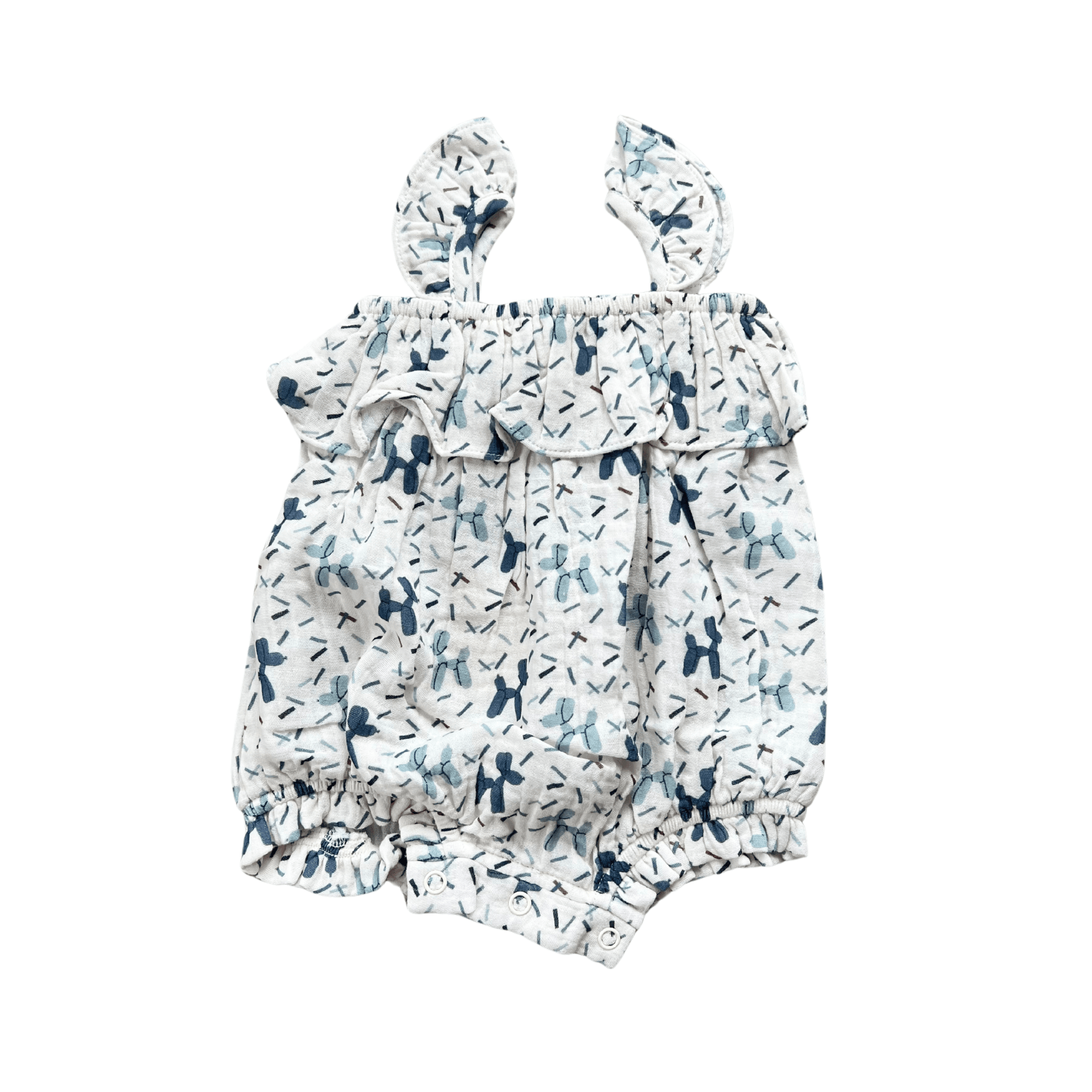 Gauze Bubble Romper - babysprouts clothing company