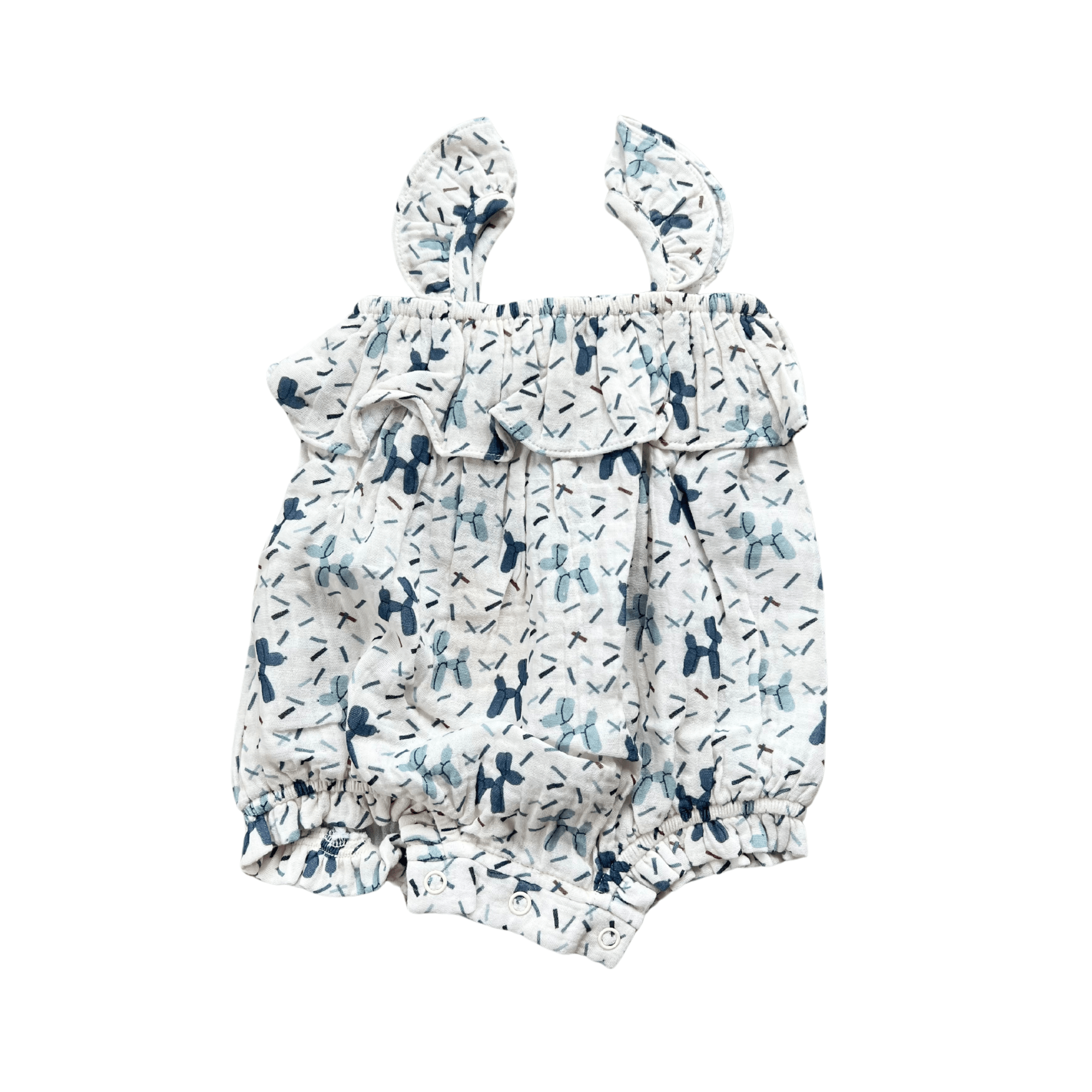 Gauze Bubble Romper - babysprouts clothing company