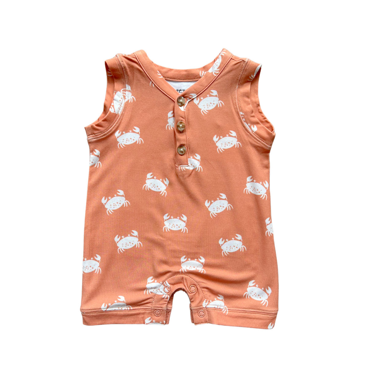Boy's Sleeveless Romper