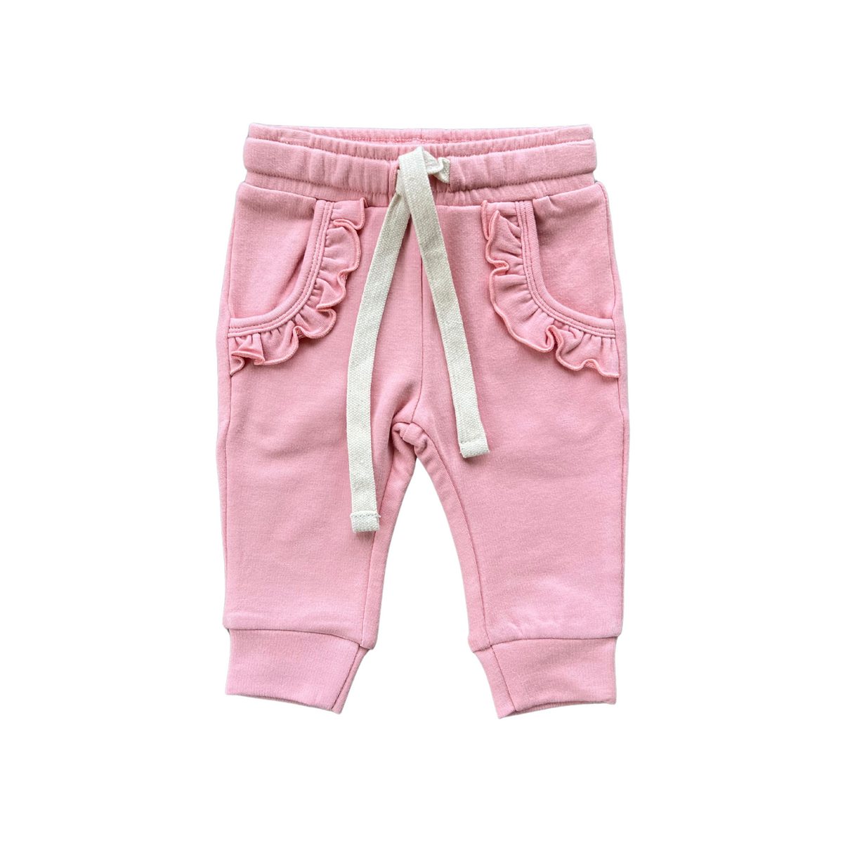 Girl's Ruffle Joggers